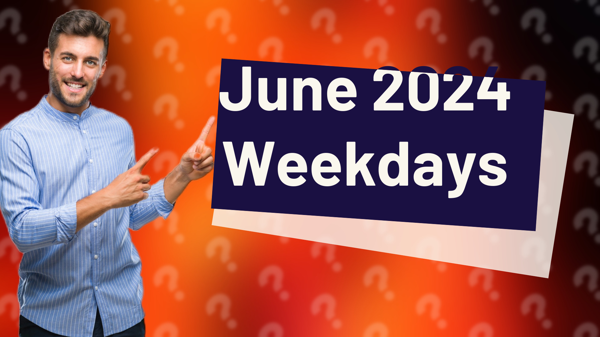 June 2024 Weekdays