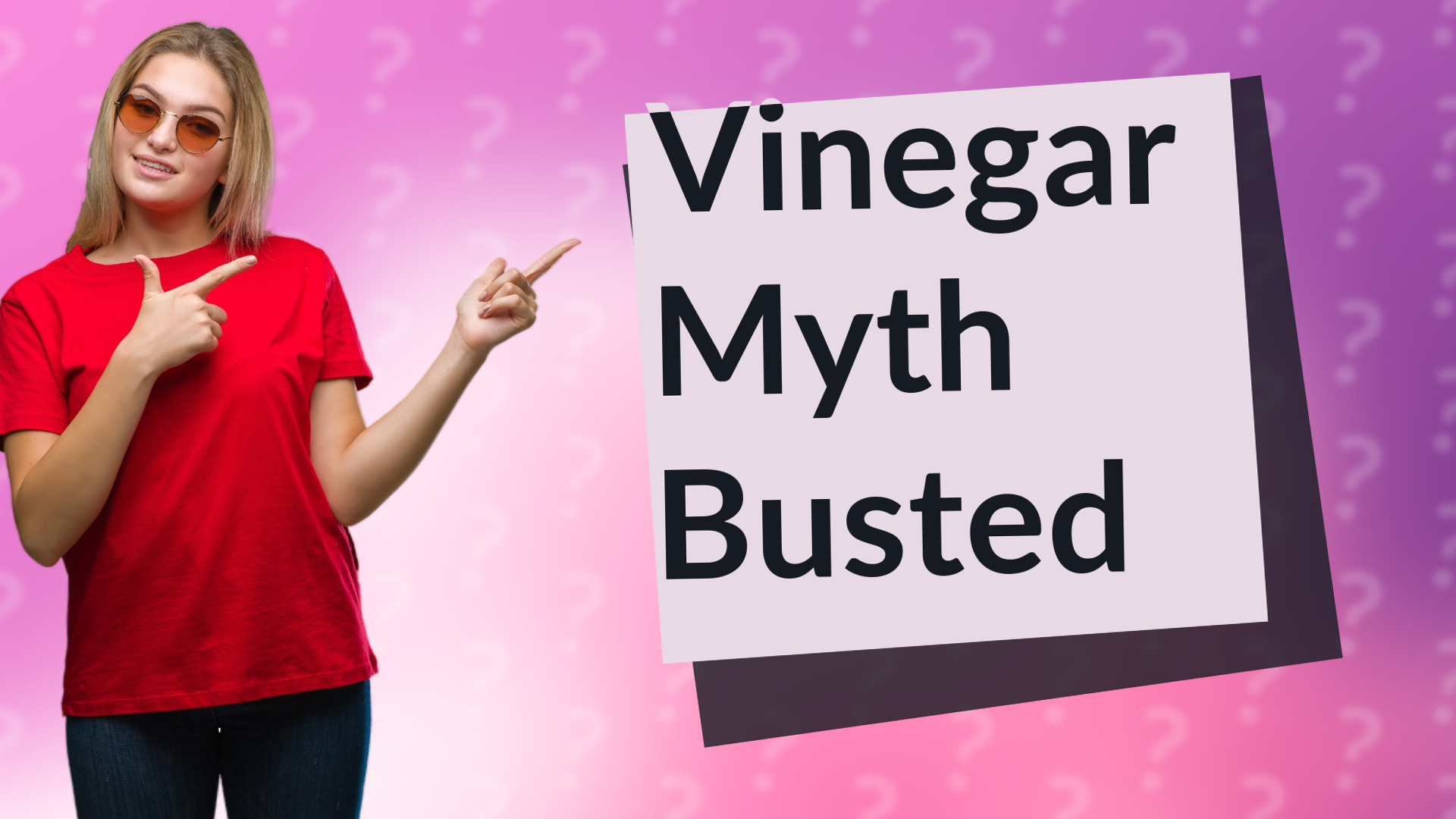 Vinegar Myth Busted