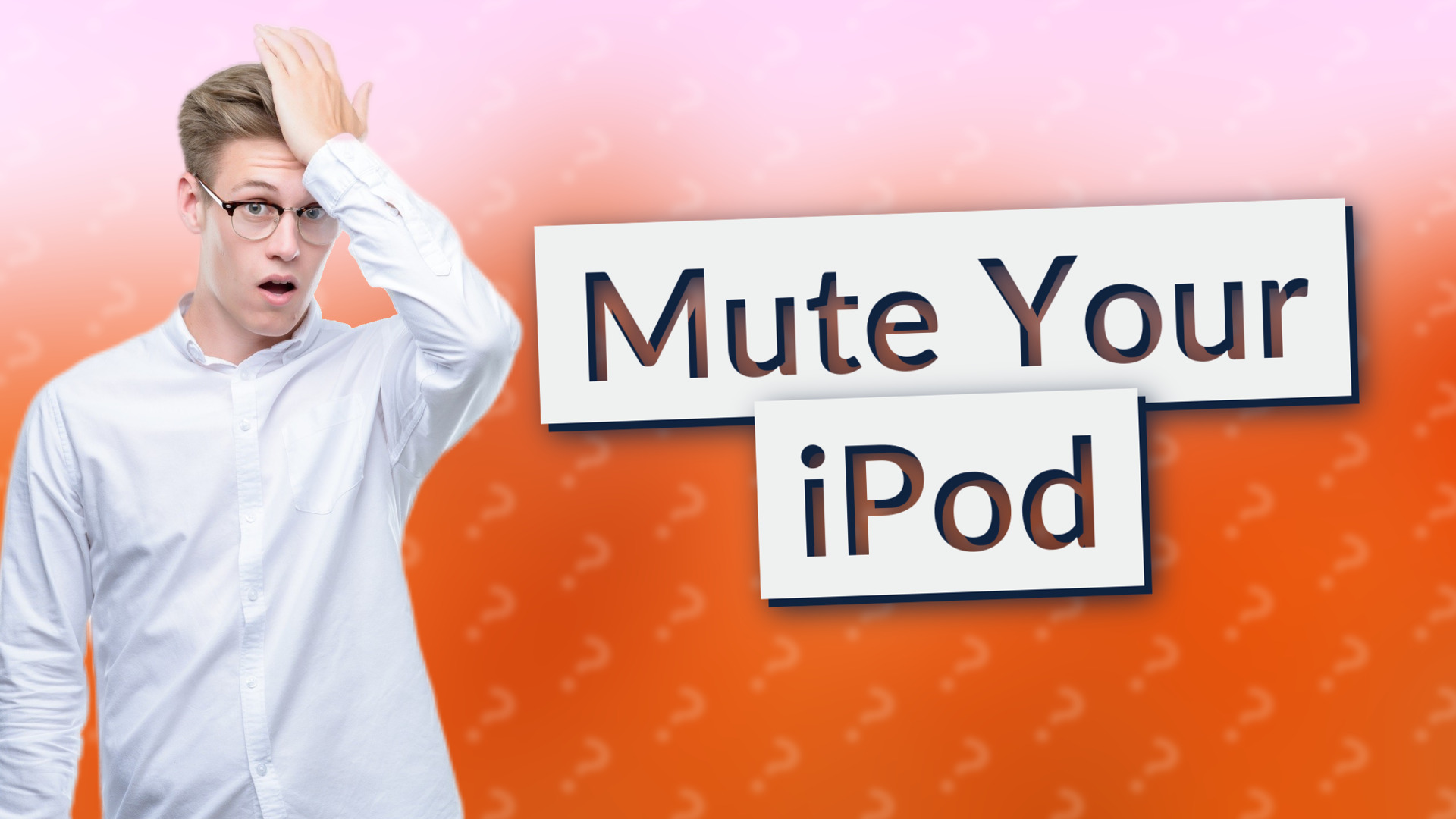 Mute Your iPod