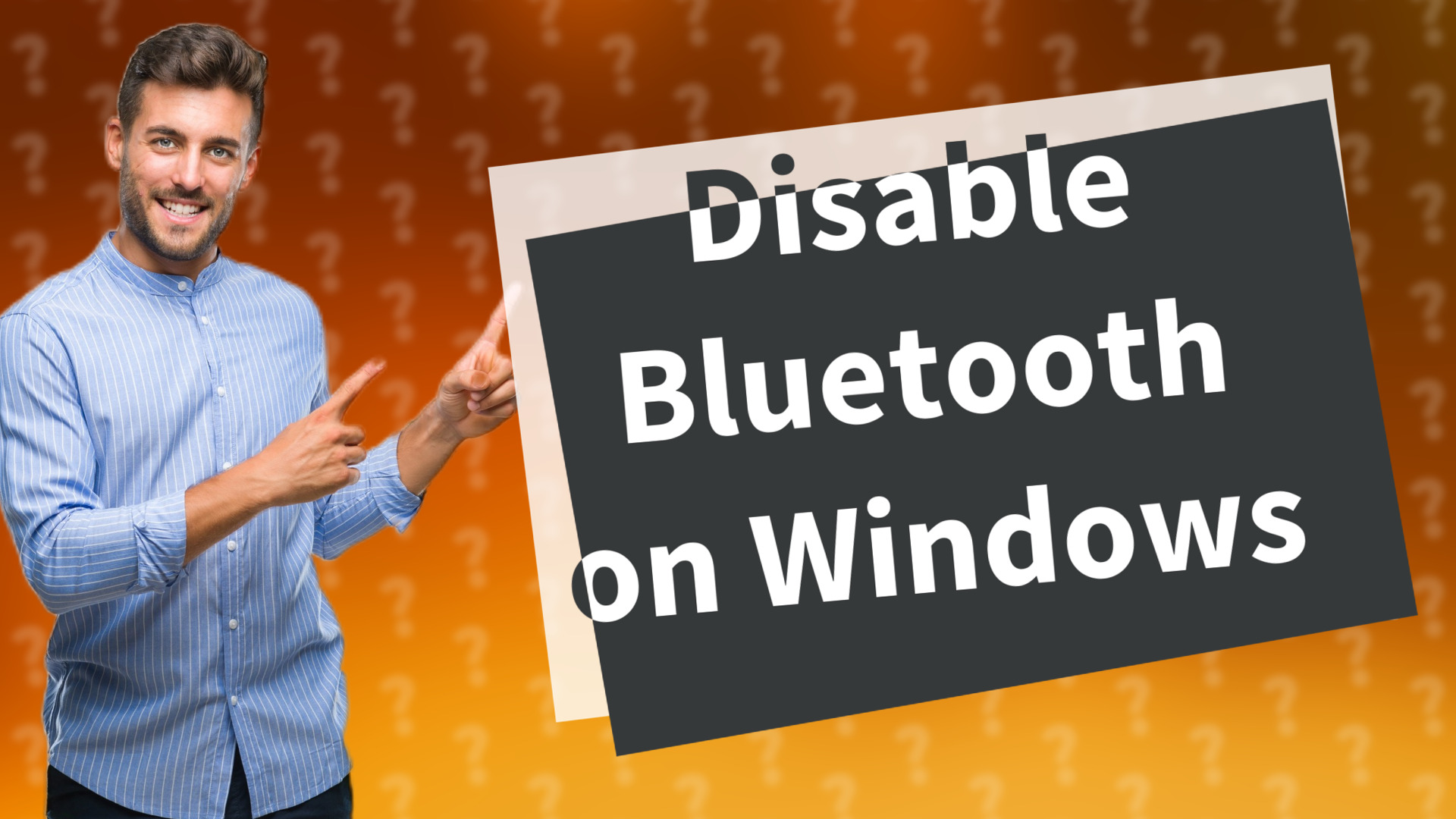 Disable Bluetooth on Windows