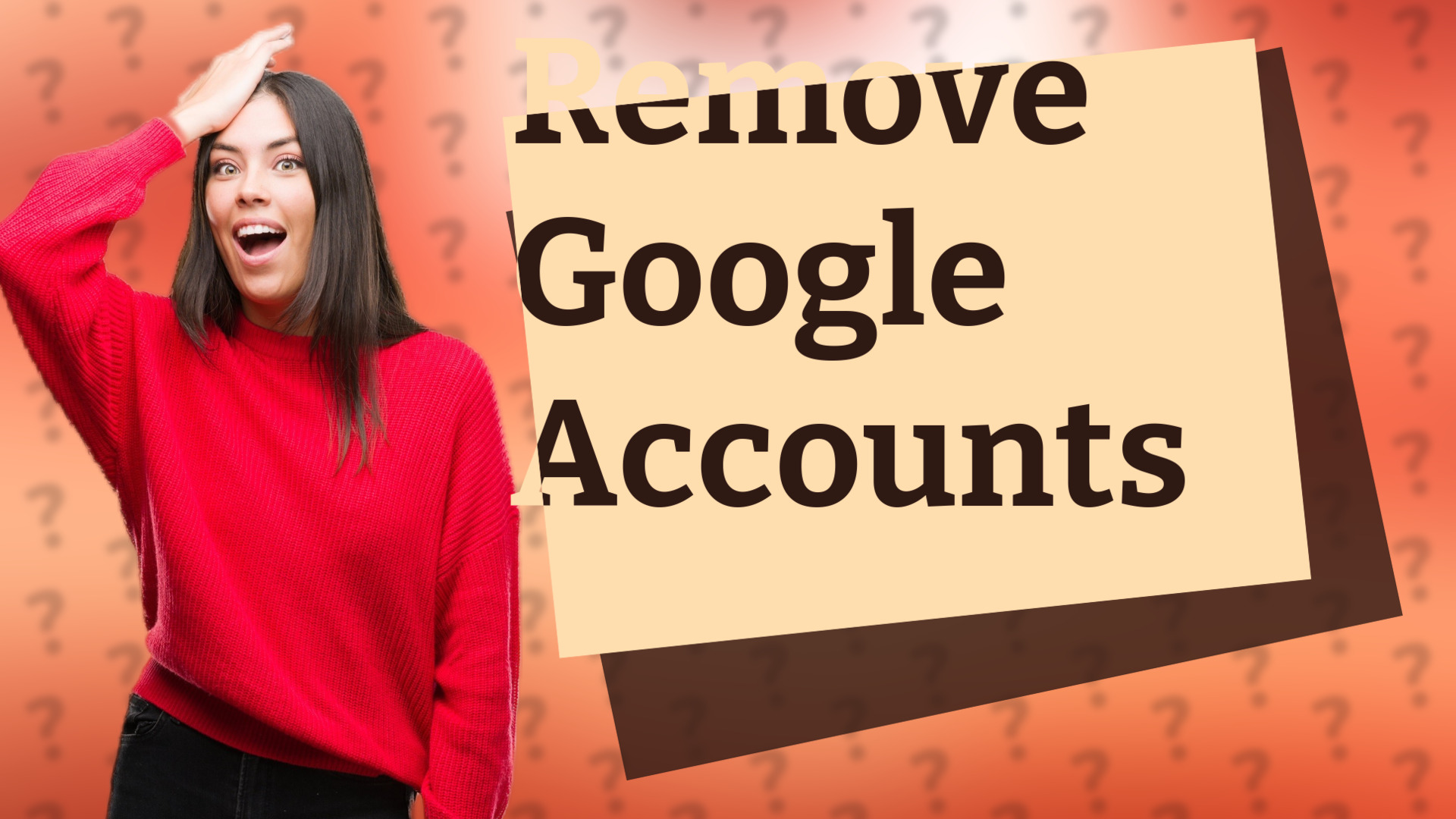Remove Google Accounts