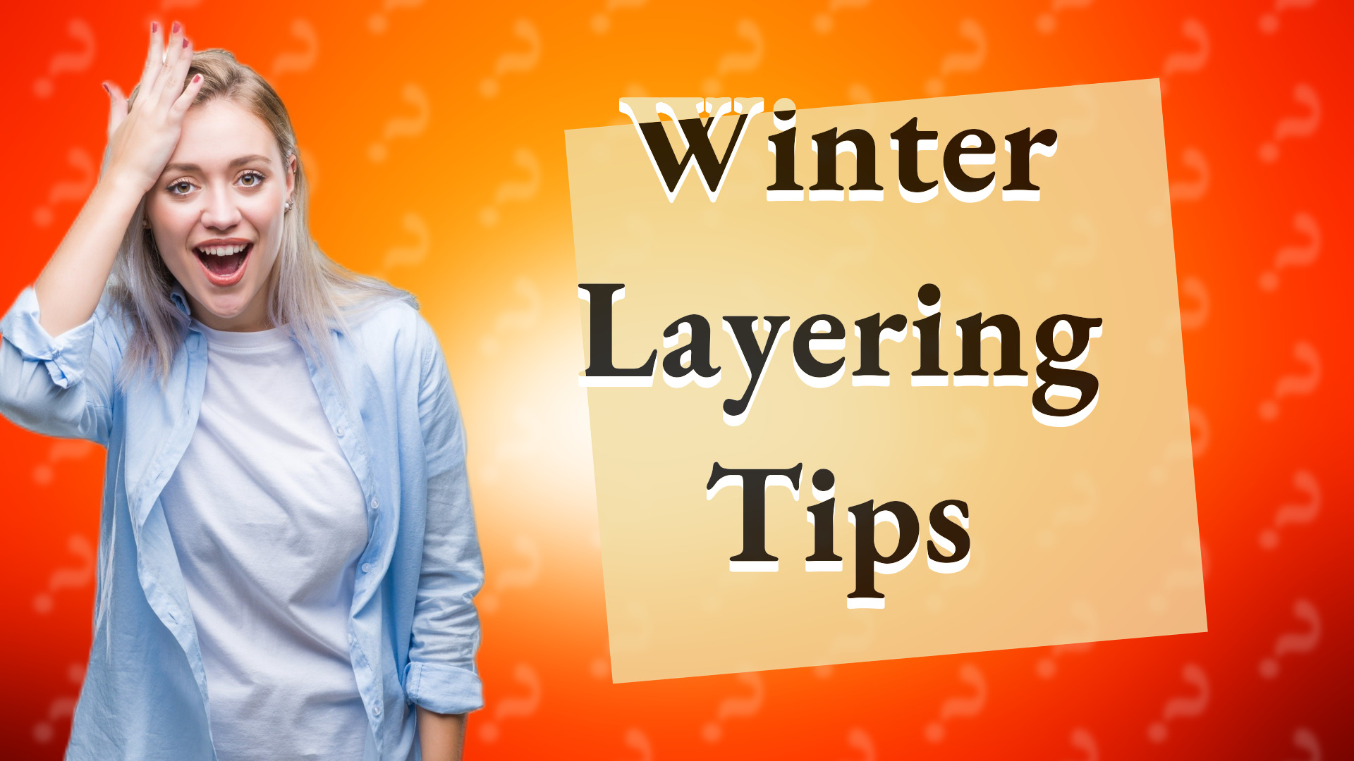 Winter Layering Tips