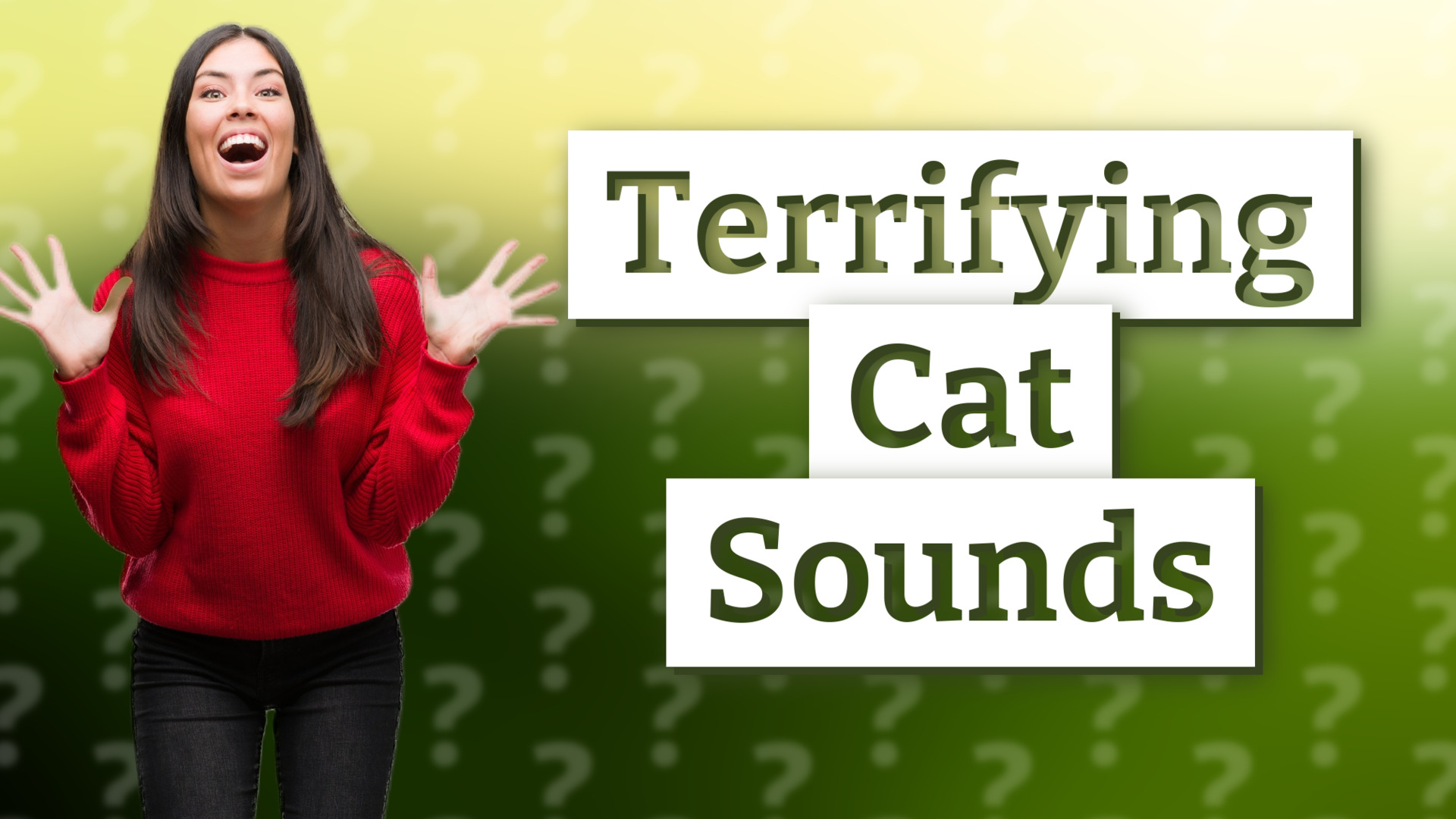 Terrifying Cat Sounds