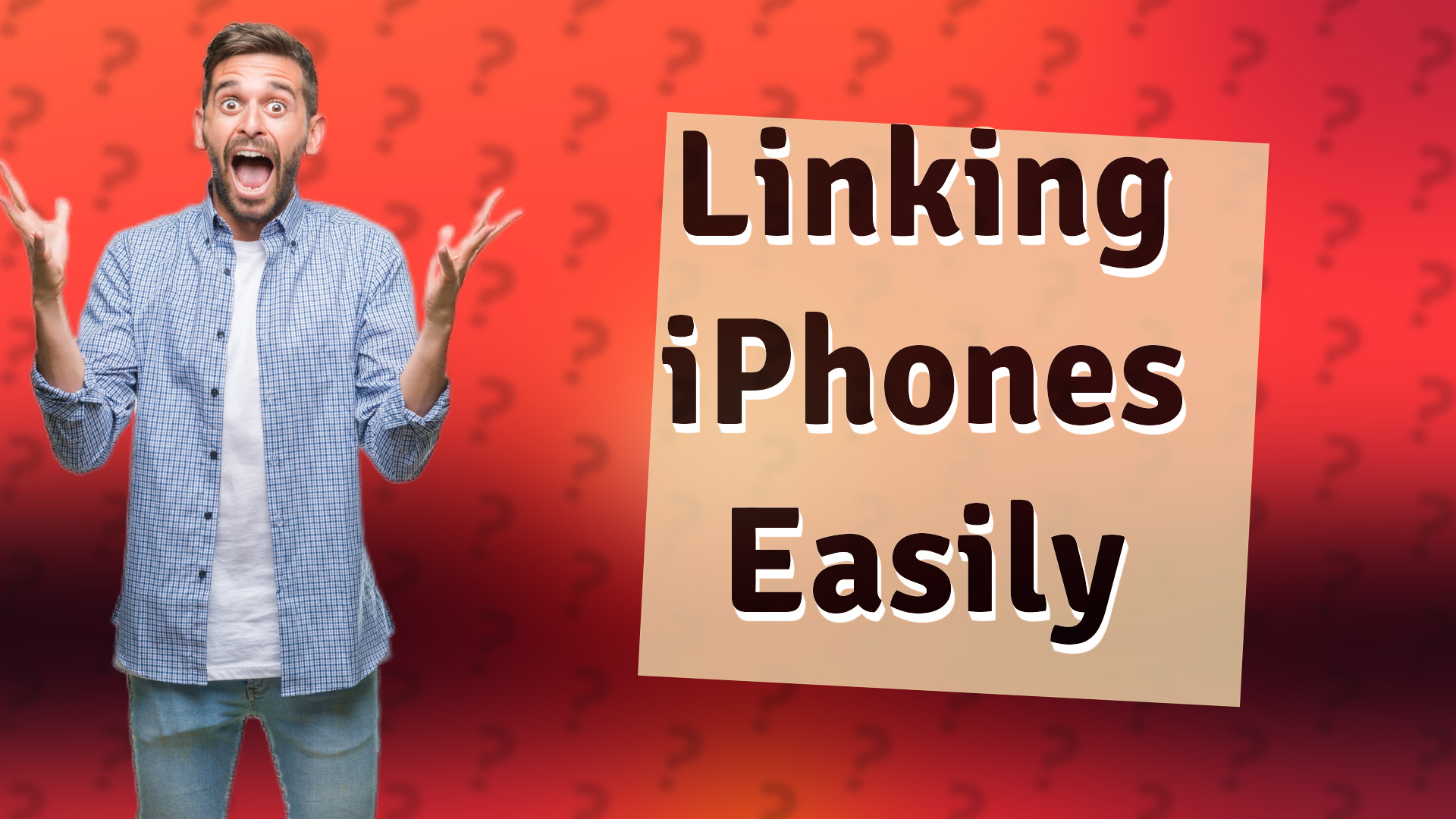 Linking iPhones Easily