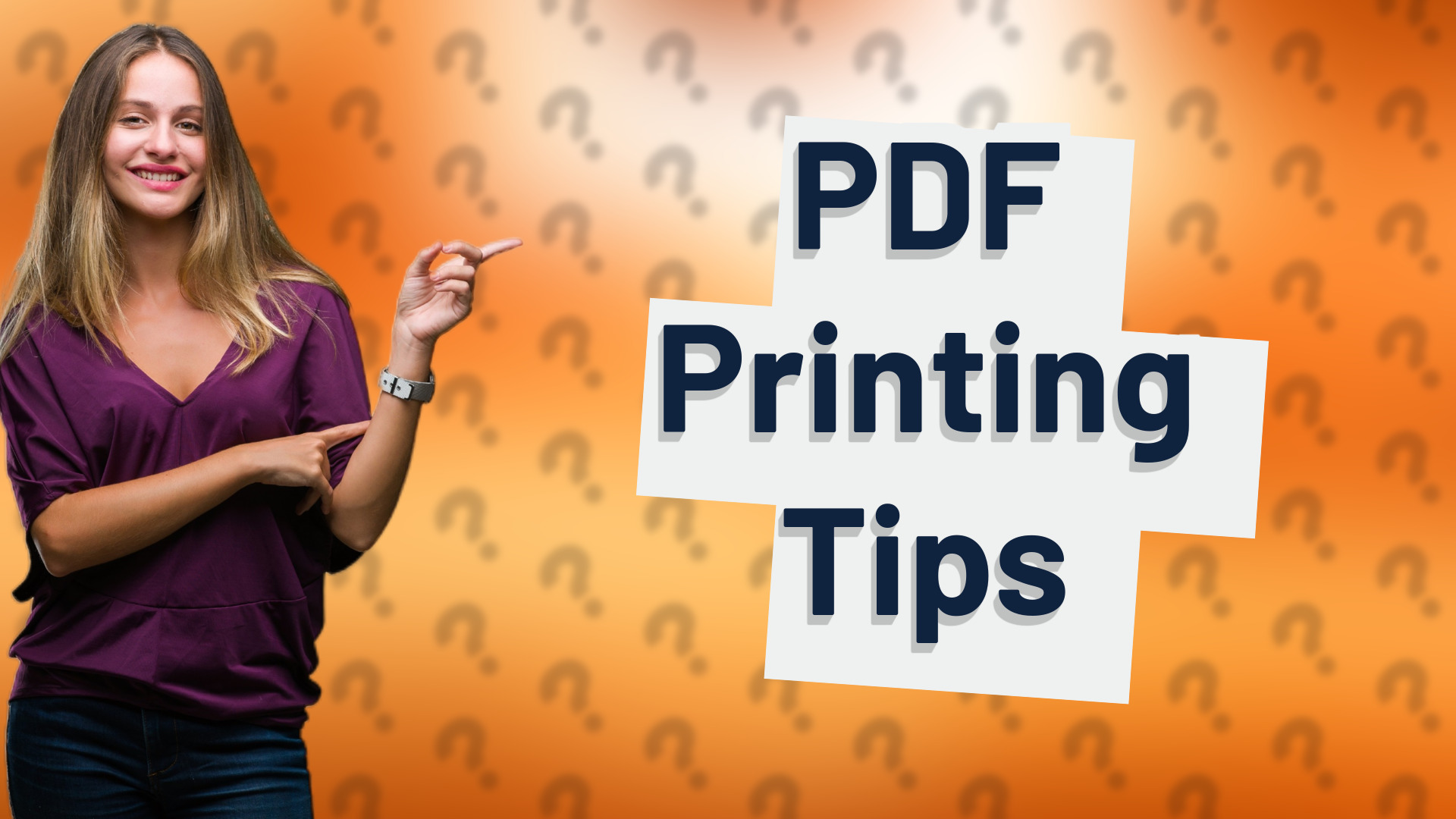 PDF Printing Tips