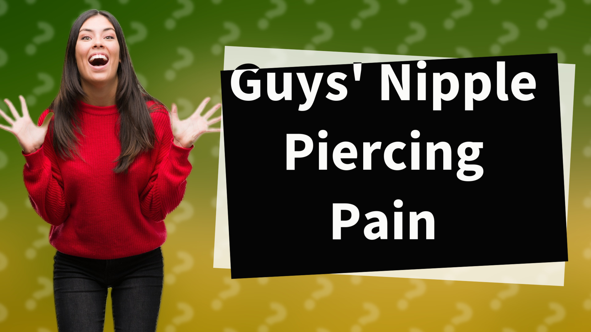Guys' Nipple Piercing Pain