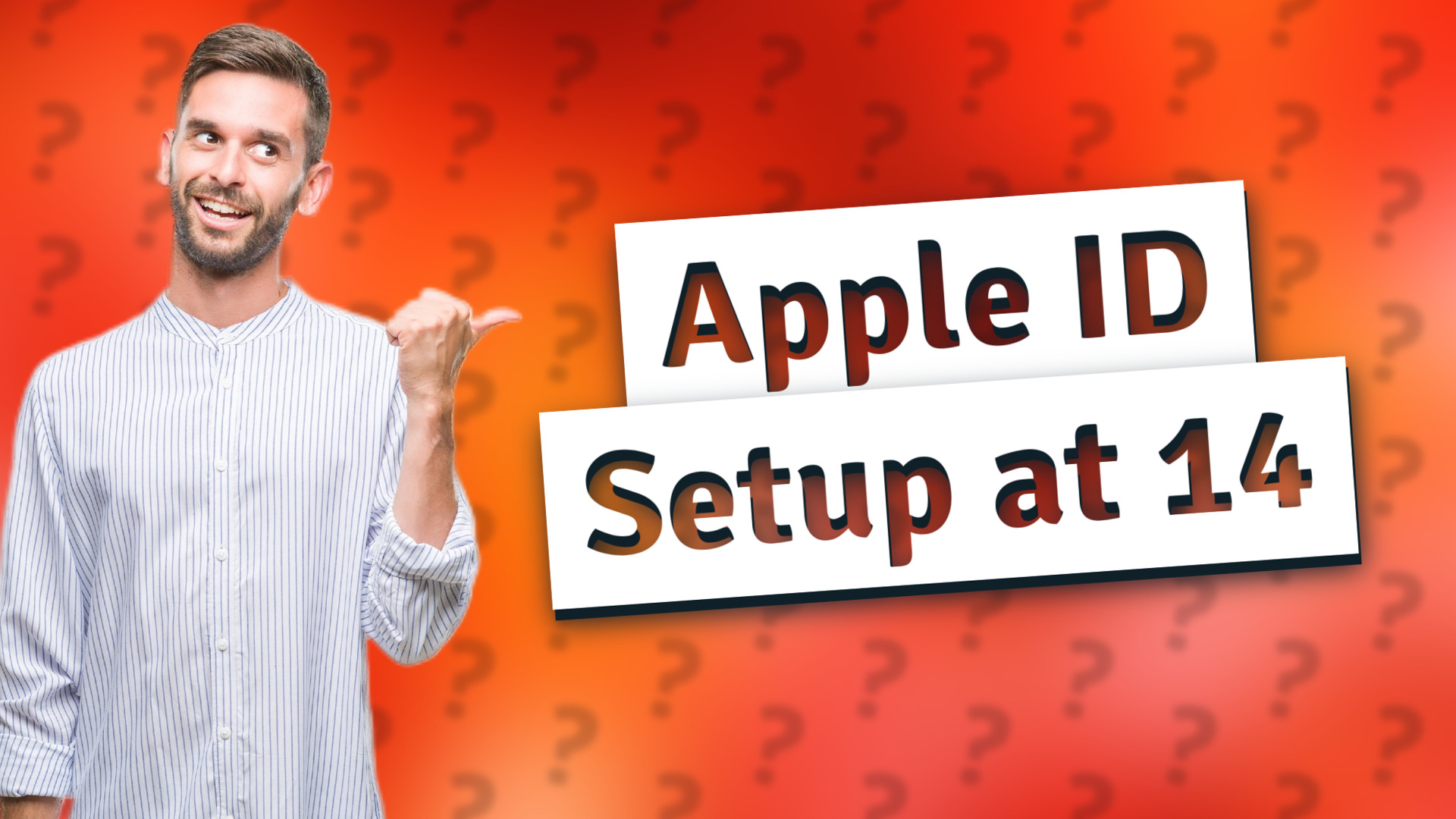 Apple ID Setup at 14