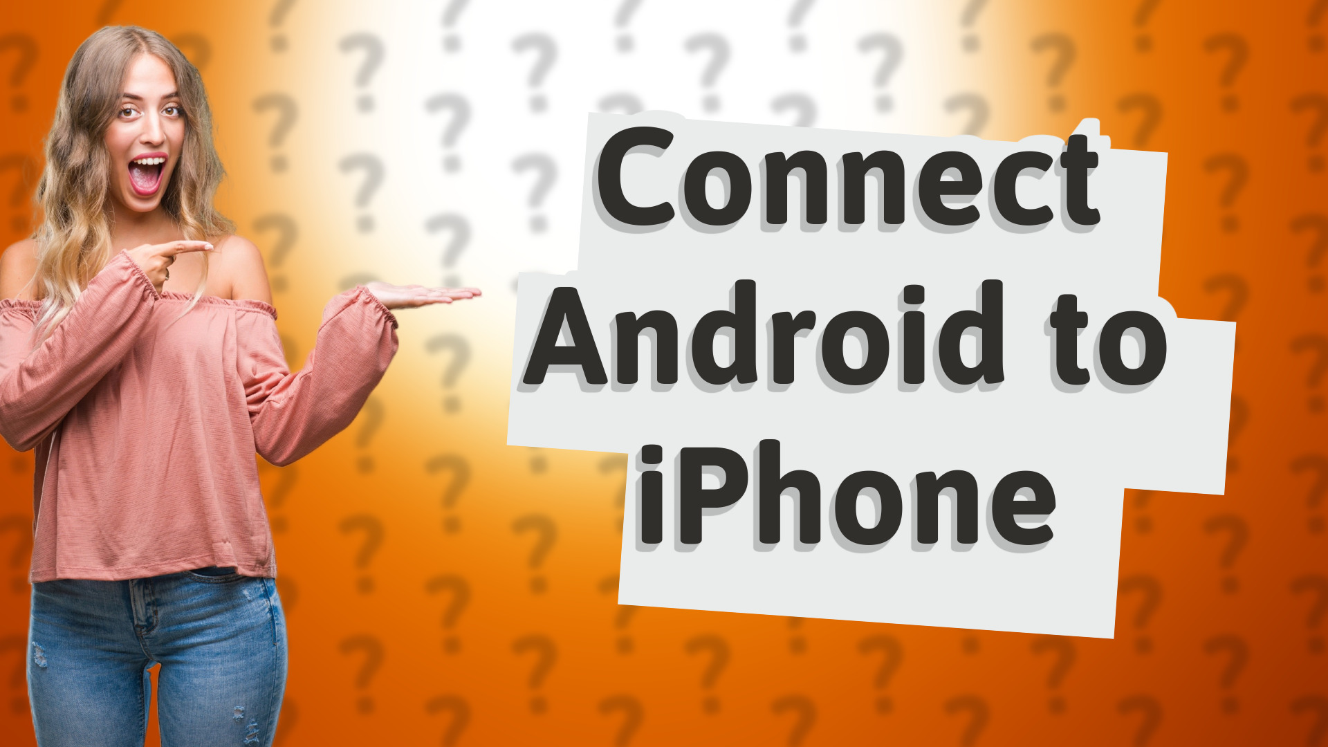Connect Android to iPhone
