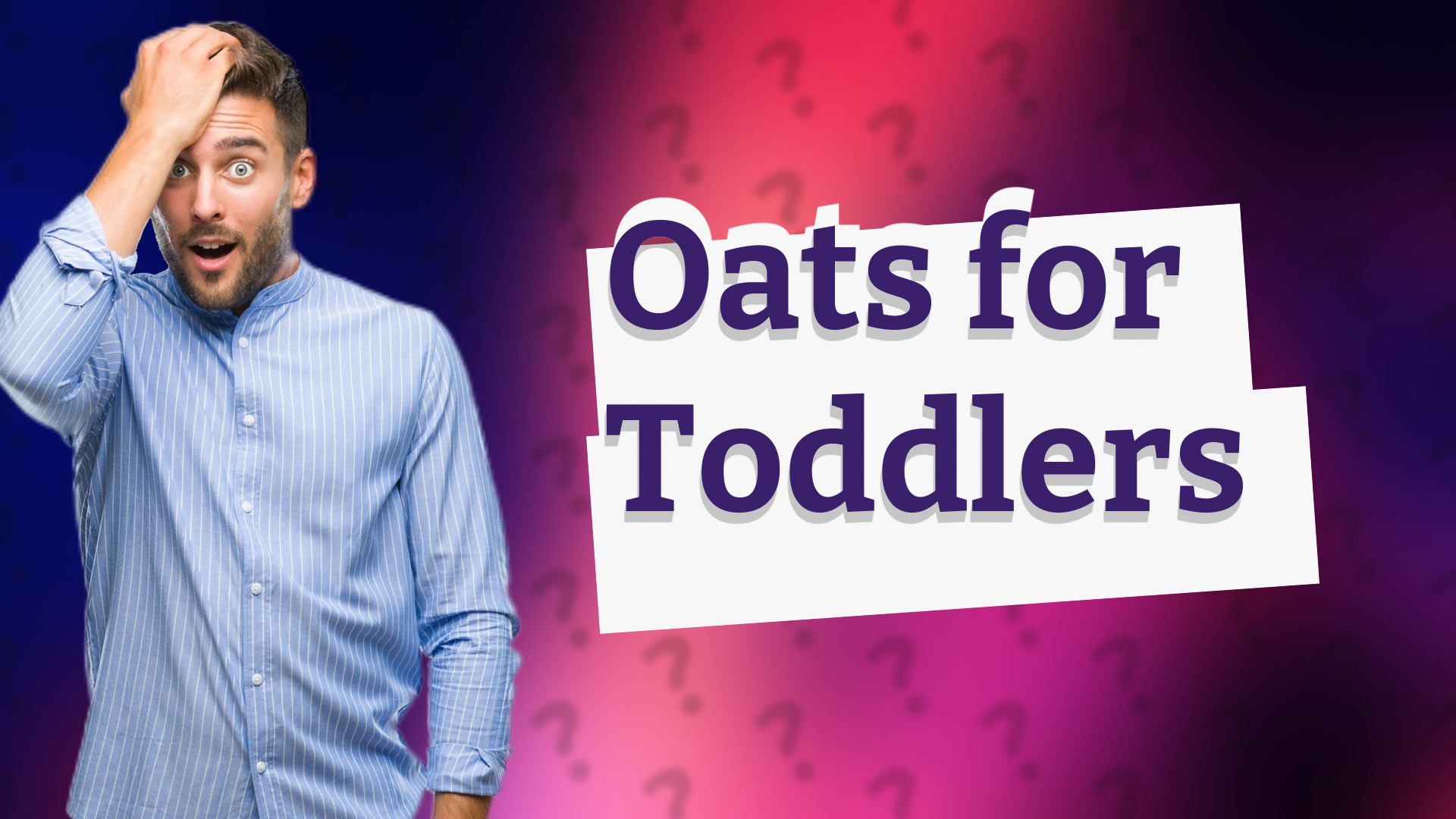 Oats for Toddlers