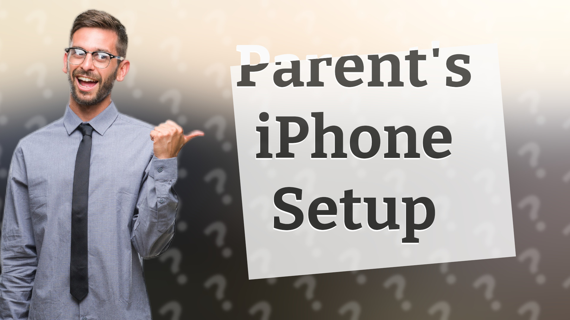 Parent's iPhone Setup