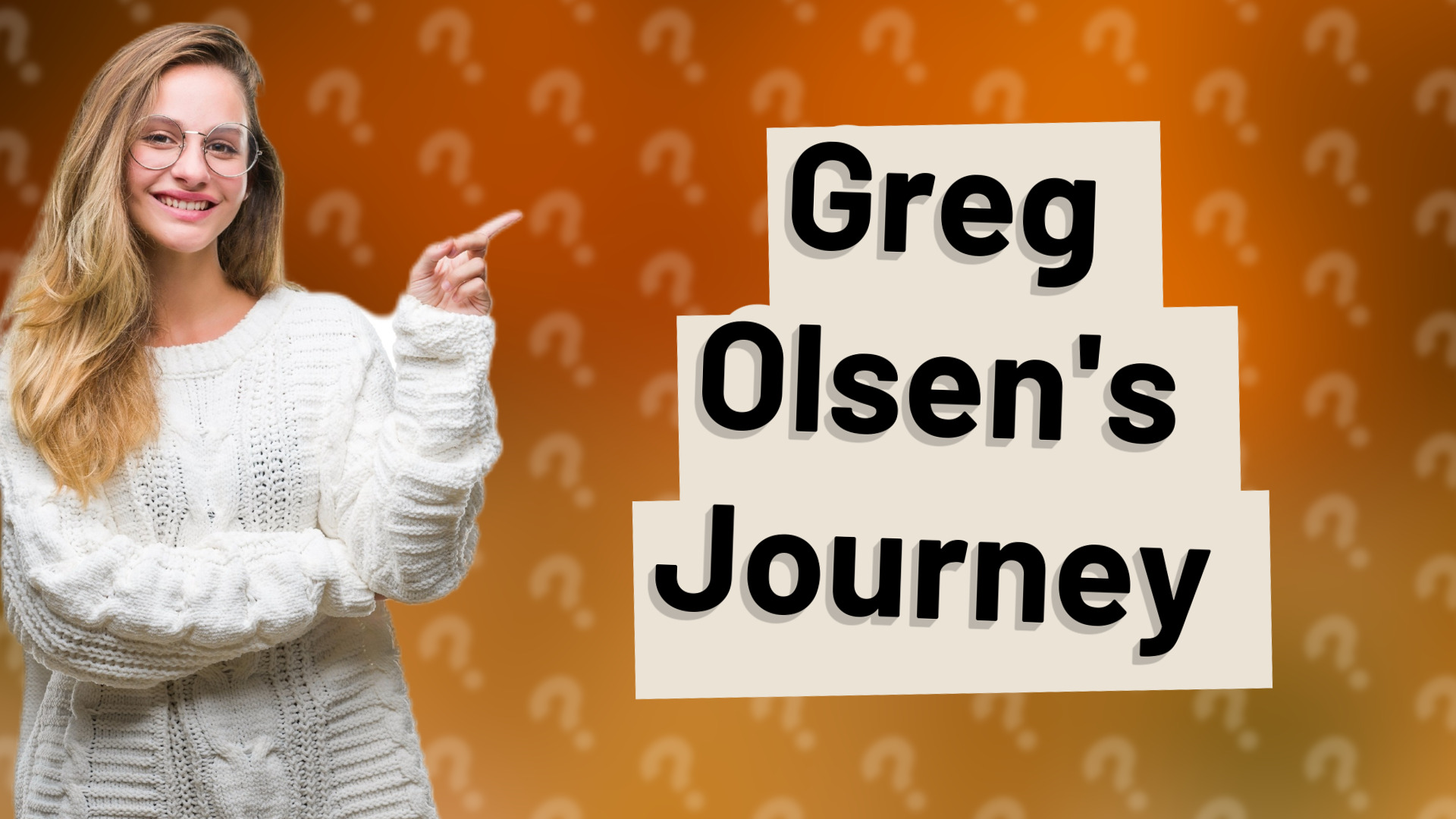 Greg Olsen's Journey