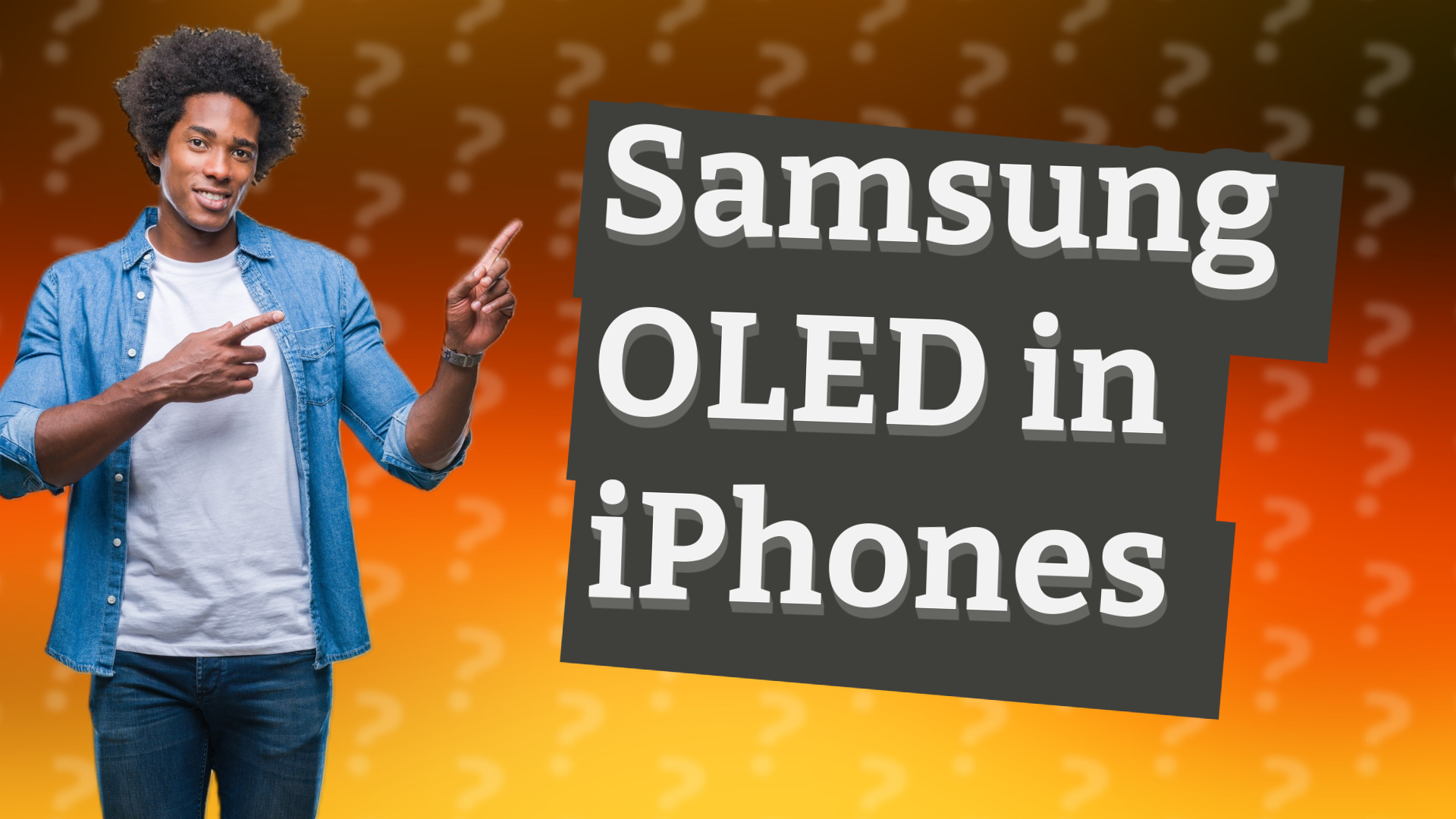 Samsung OLED in iPhones