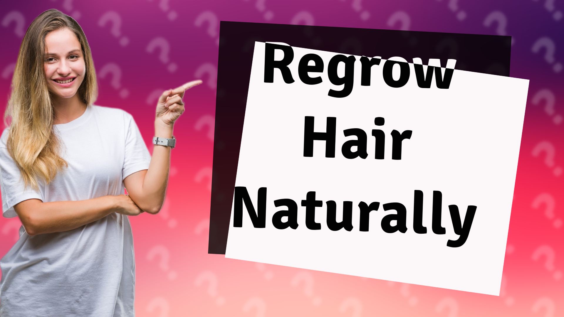 Regrow Hair Naturally