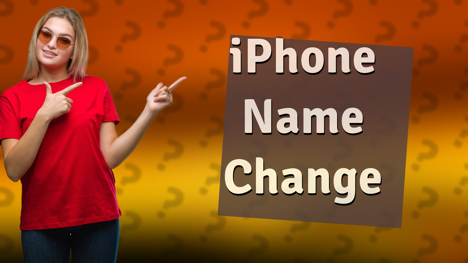 iPhone Name Change