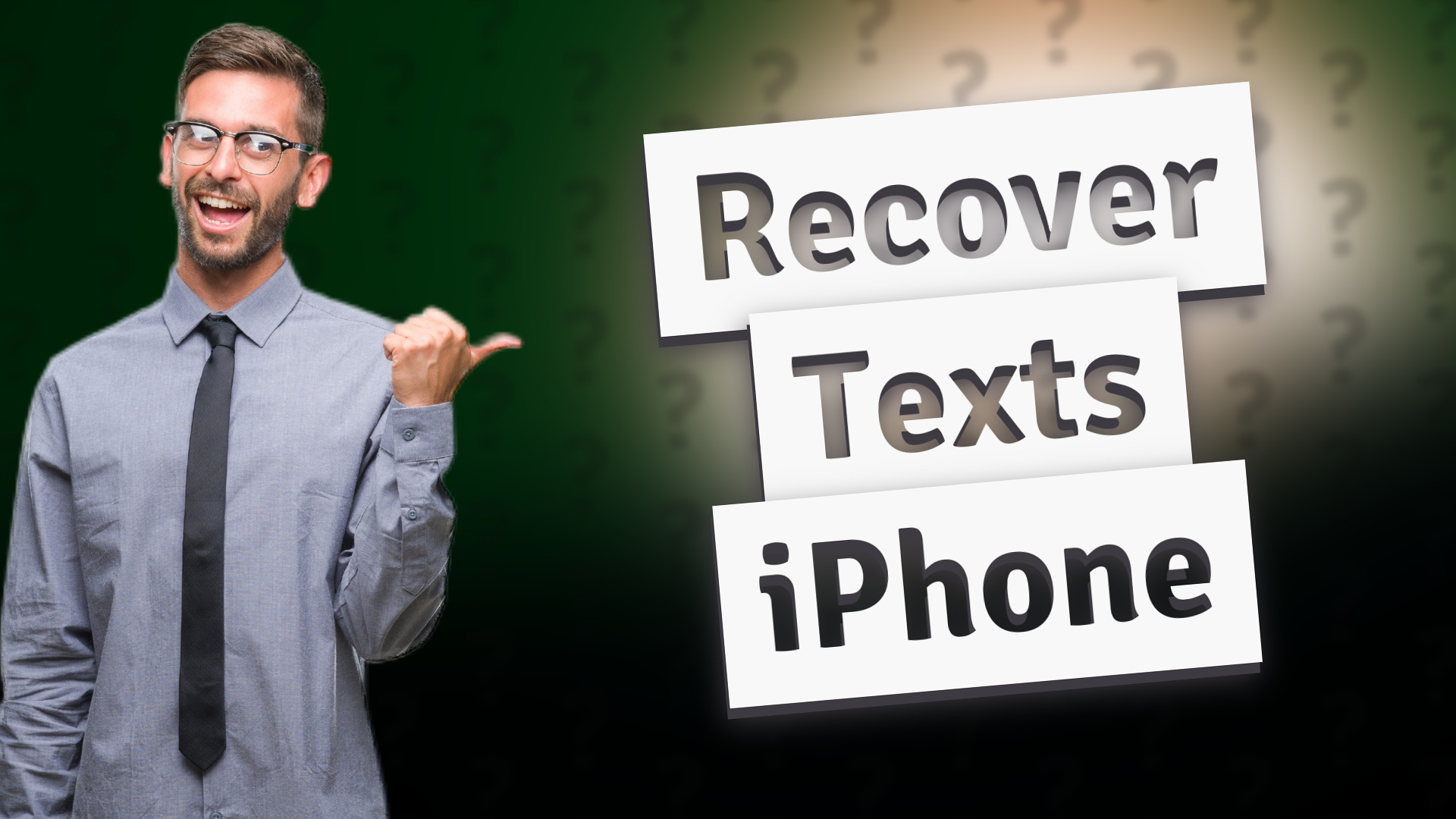 Recover Texts iPhone