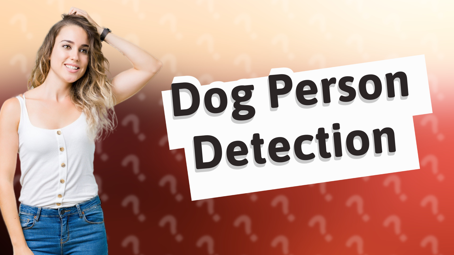 Dog Person Detection