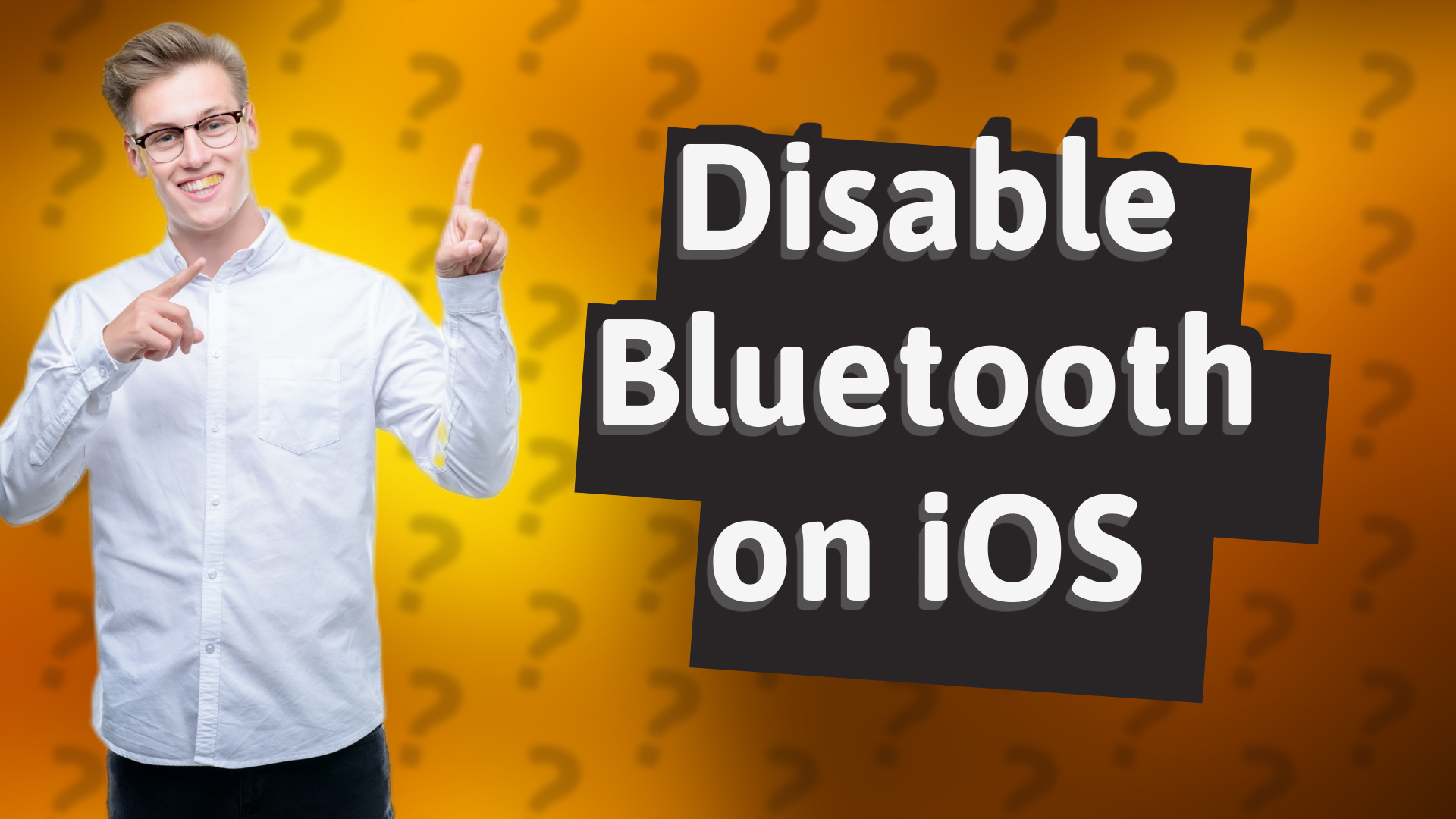 Disable Bluetooth on iOS