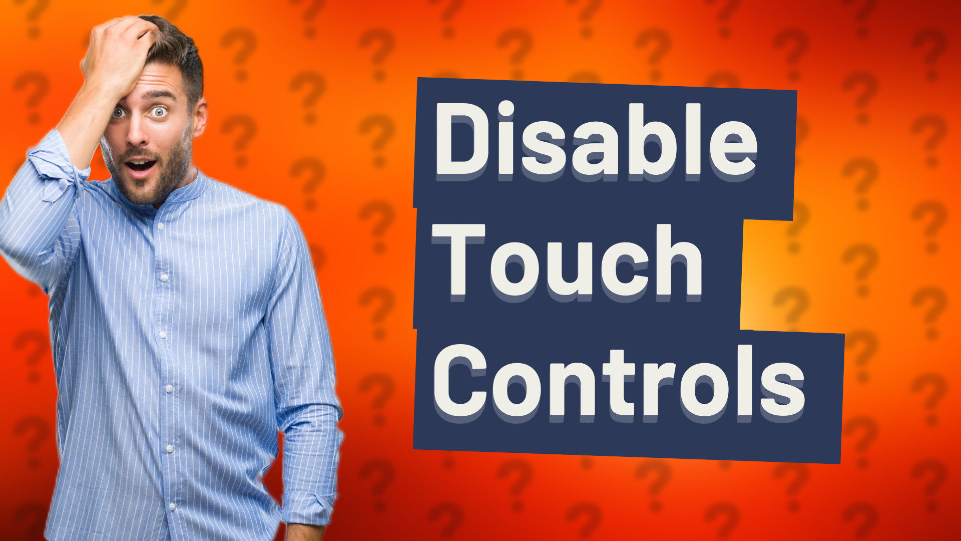 Disable Touch Controls