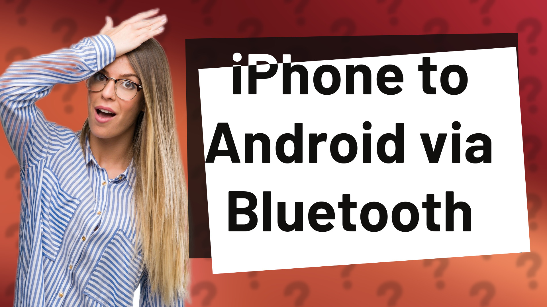 iPhone to Android via Bluetooth