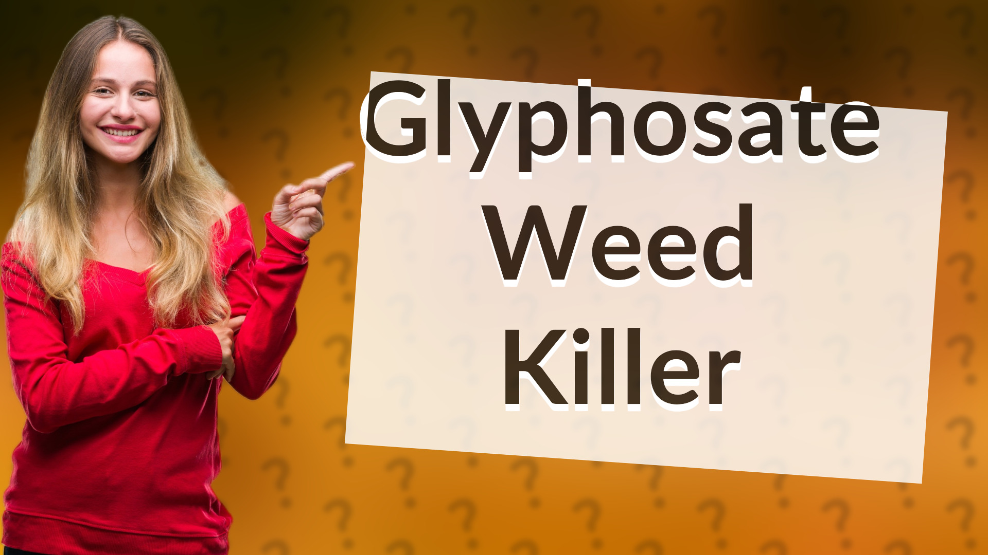Glyphosate Weed Killer