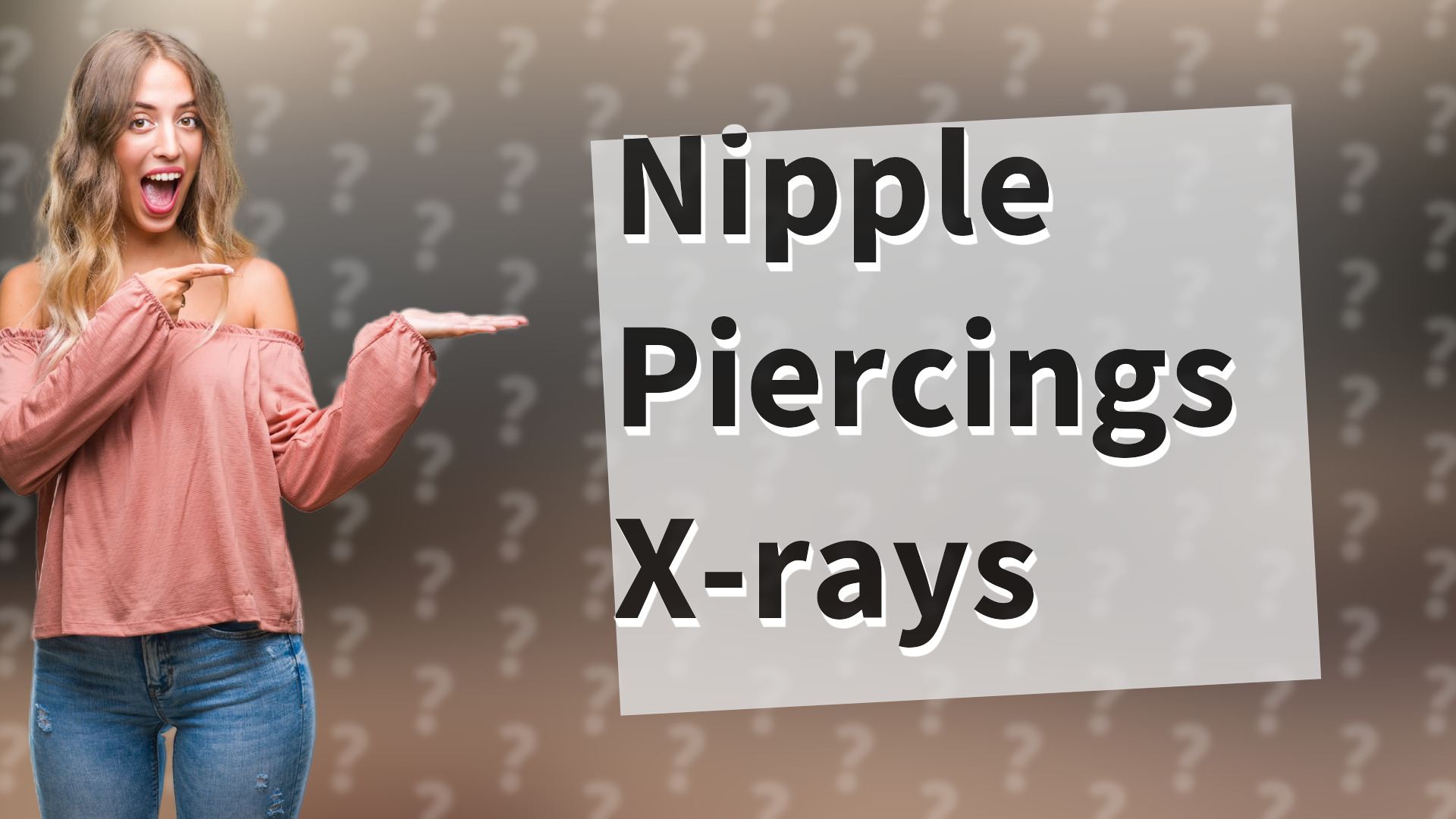 Nipple Piercings X-rays