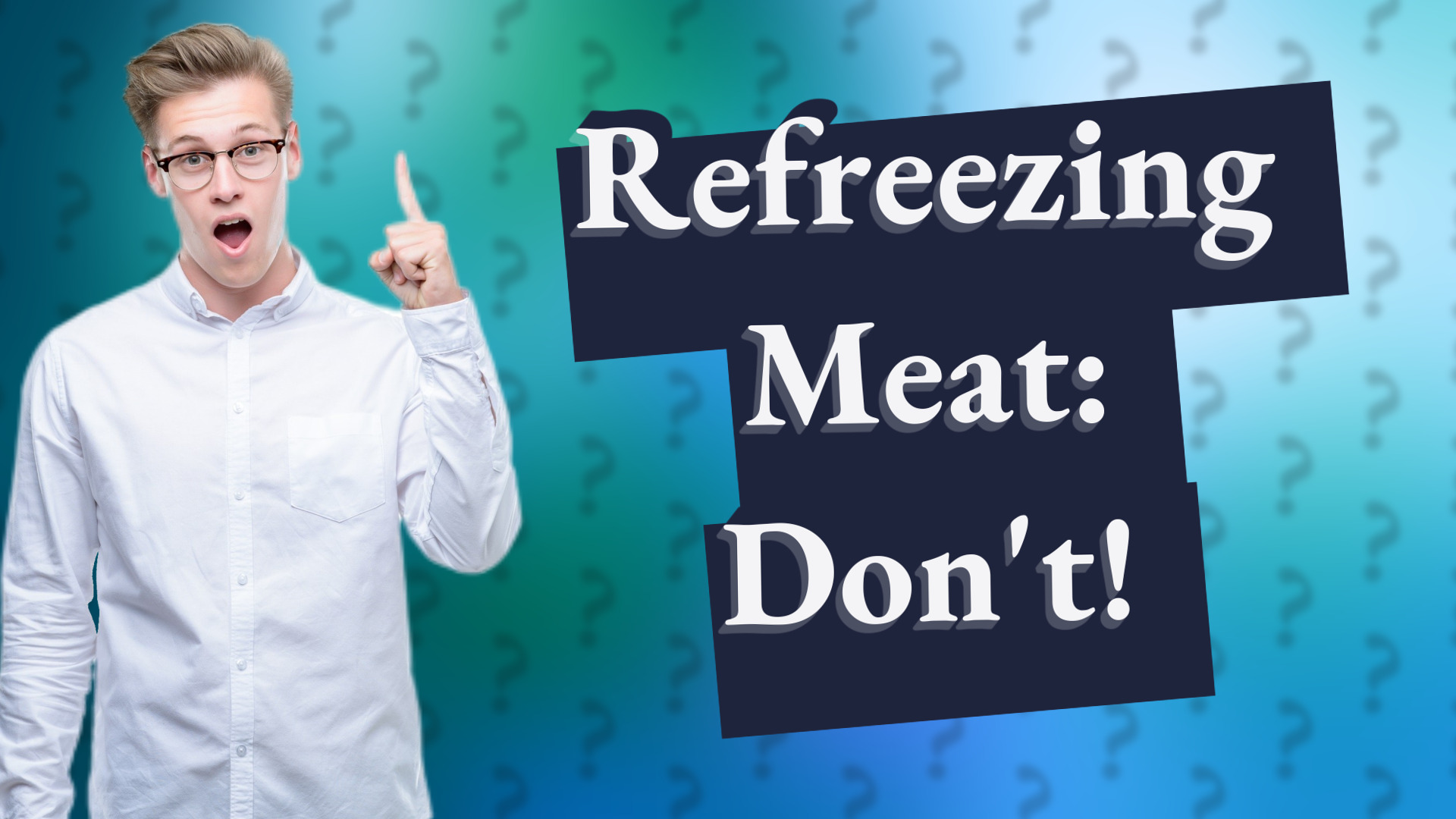 Refreezing Meat: Don't!
