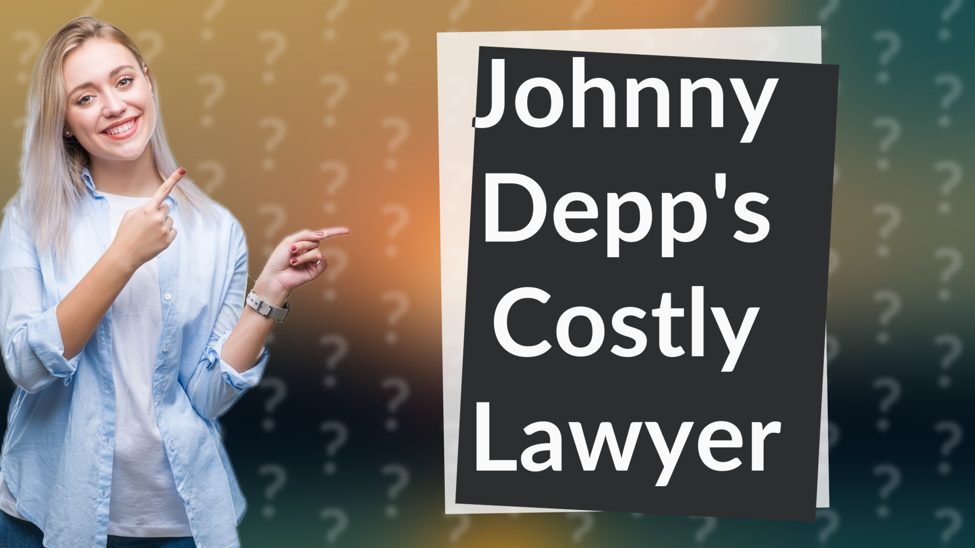 Johnny Depp's Costly Lawyer