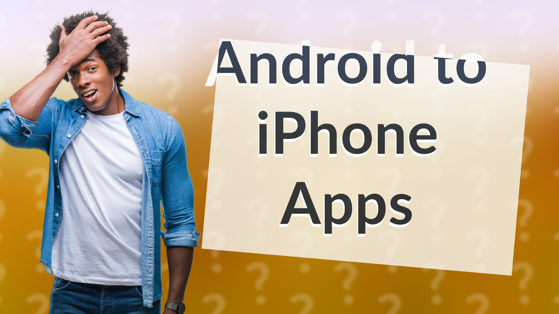 Android to iPhone Apps
