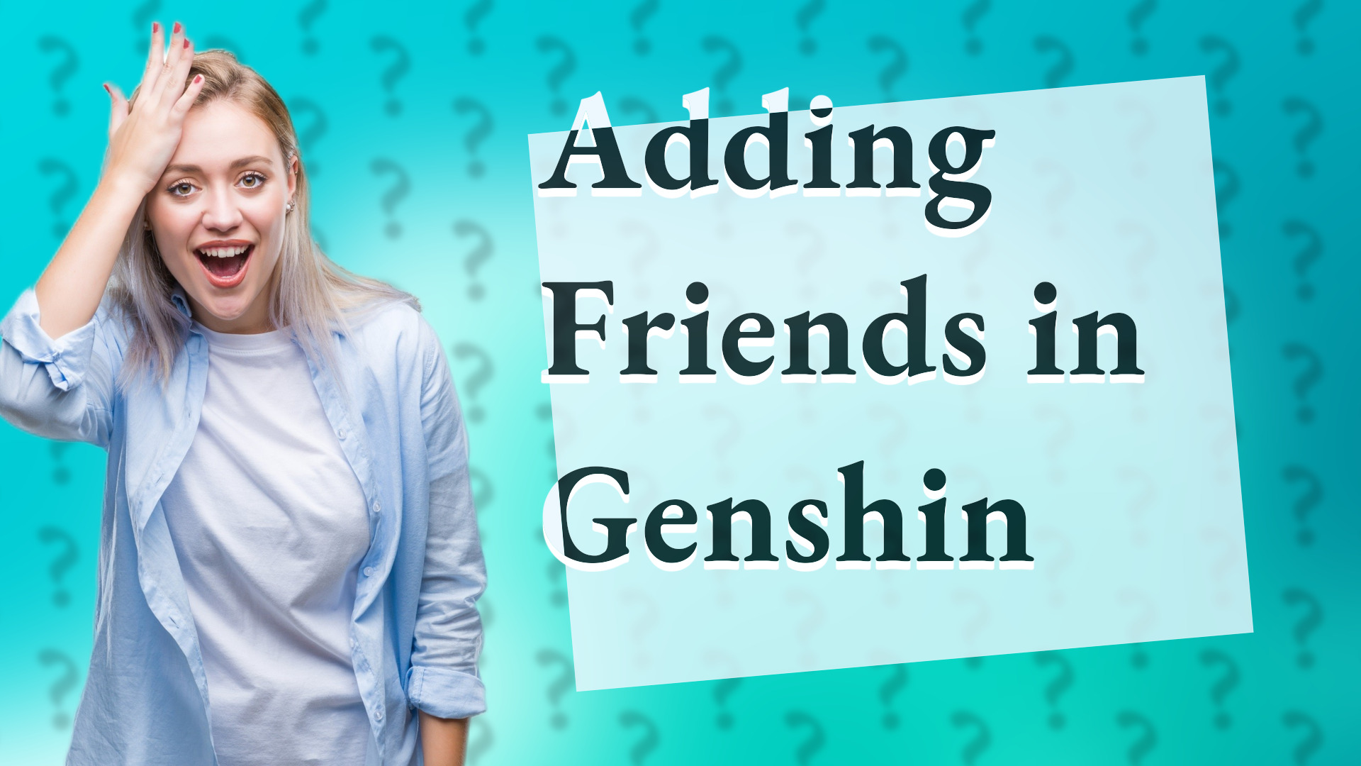 Adding Friends in Genshin