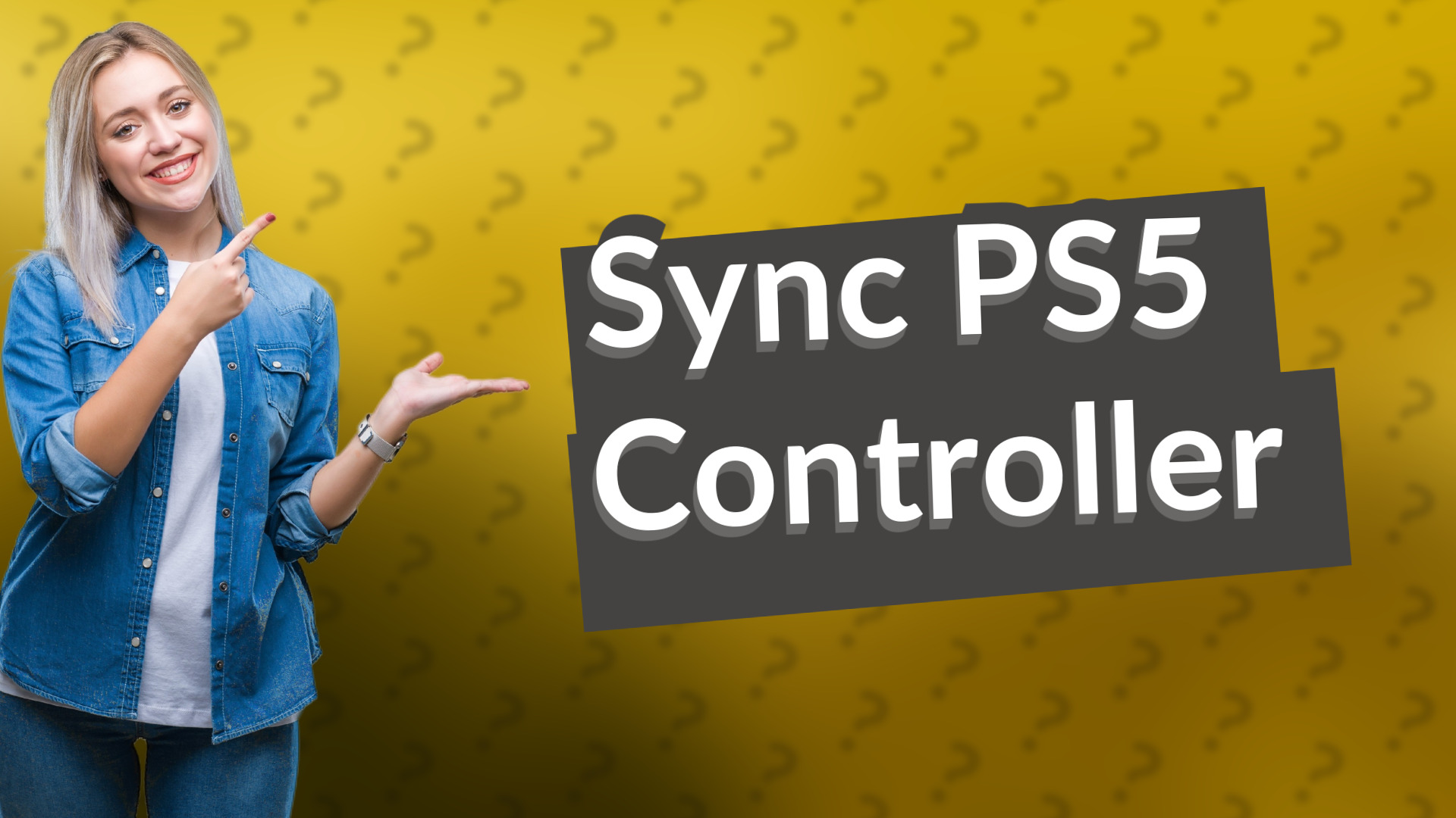 Sync PS5 Controller