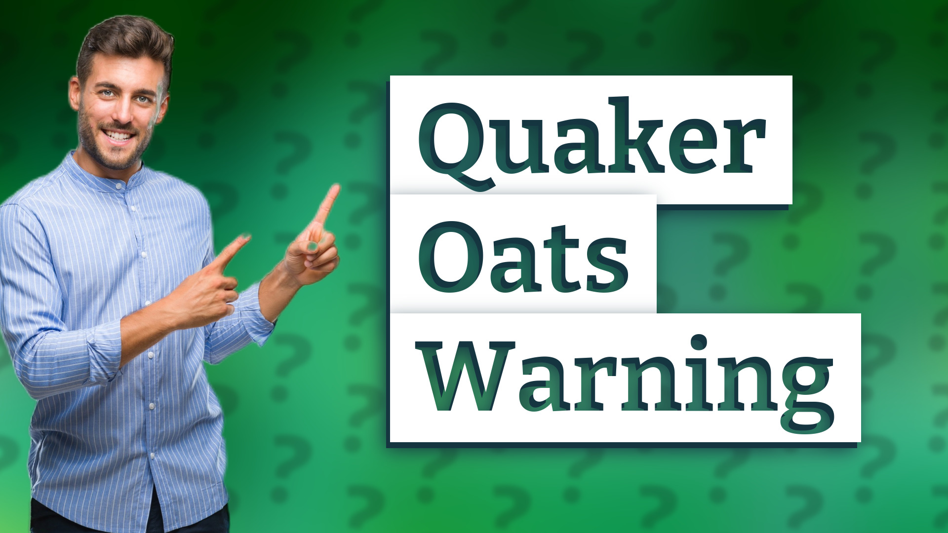 Quaker Oats Warning