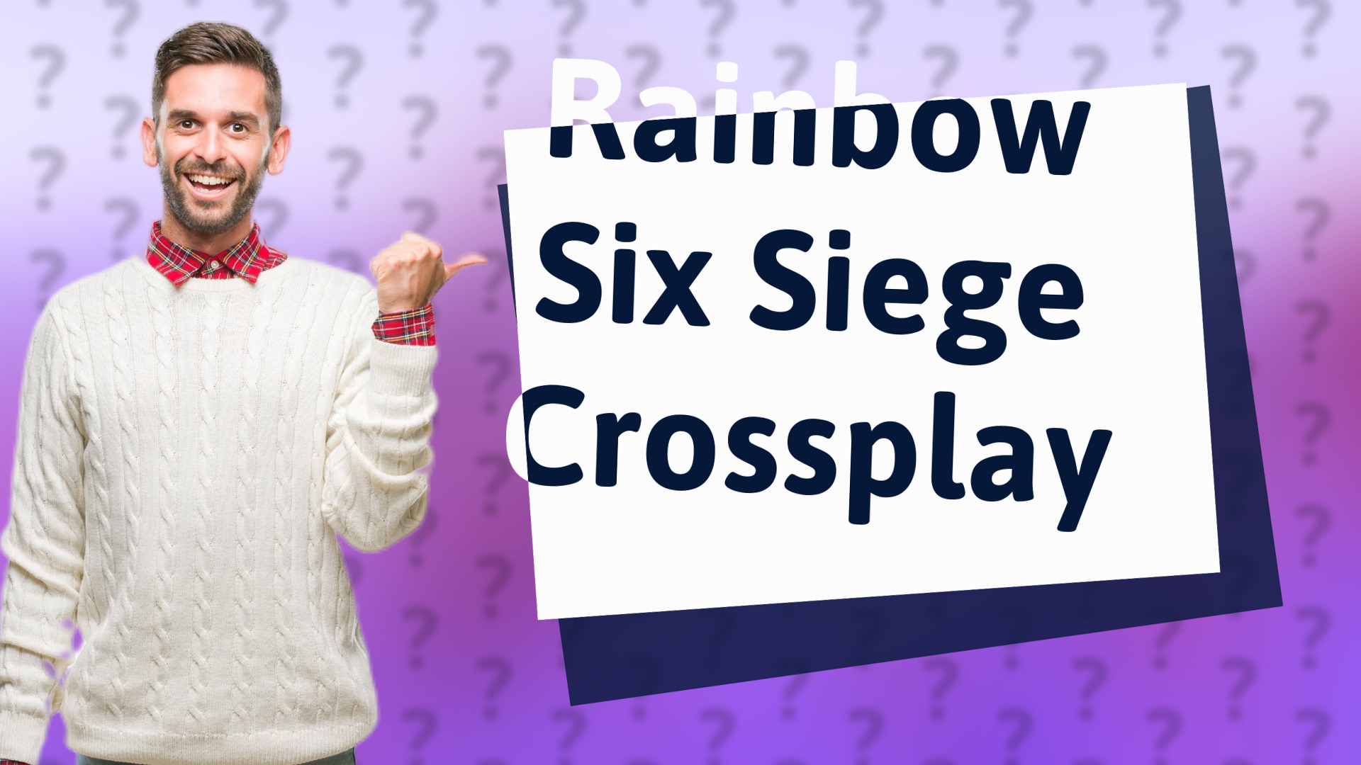 Rainbow Six Siege Crossplay