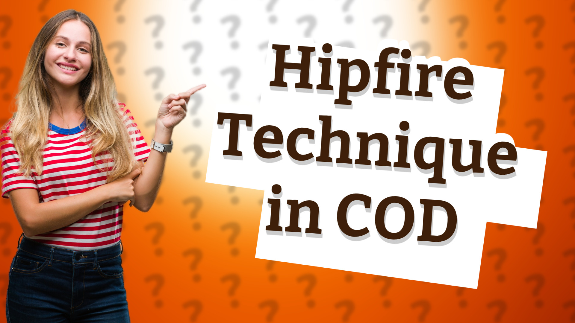 Hipfire Technique in COD