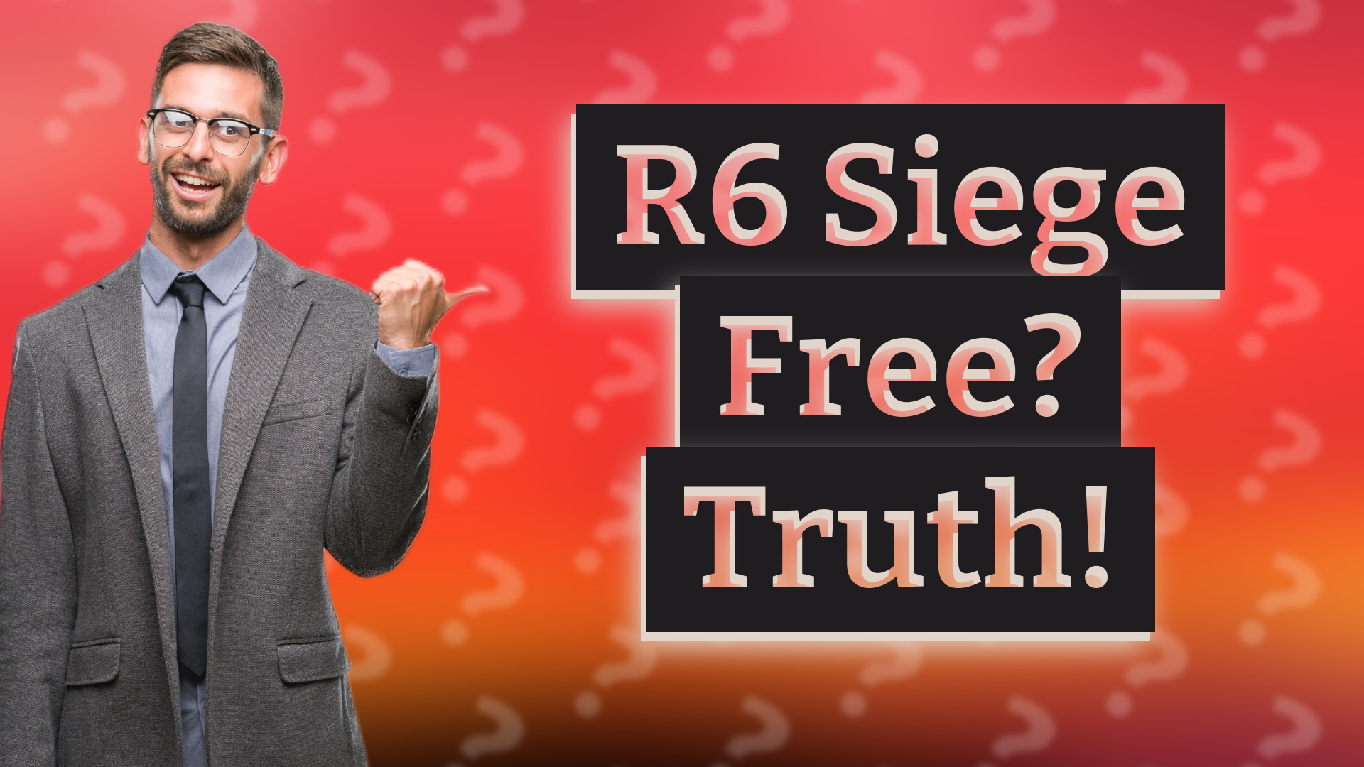 R6 Siege Free? Truth!