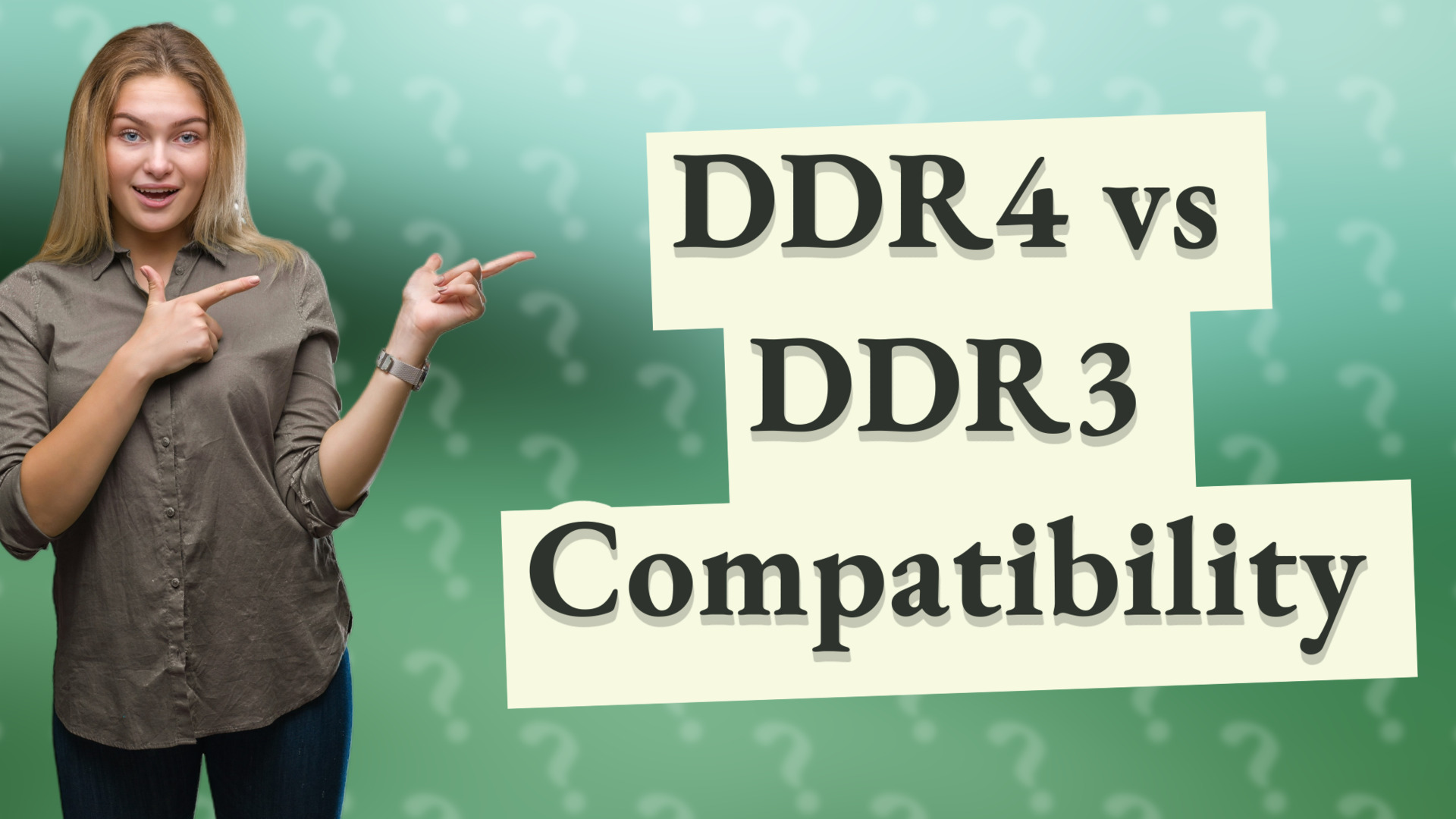 DDR4 vs DDR3 Compatibility
