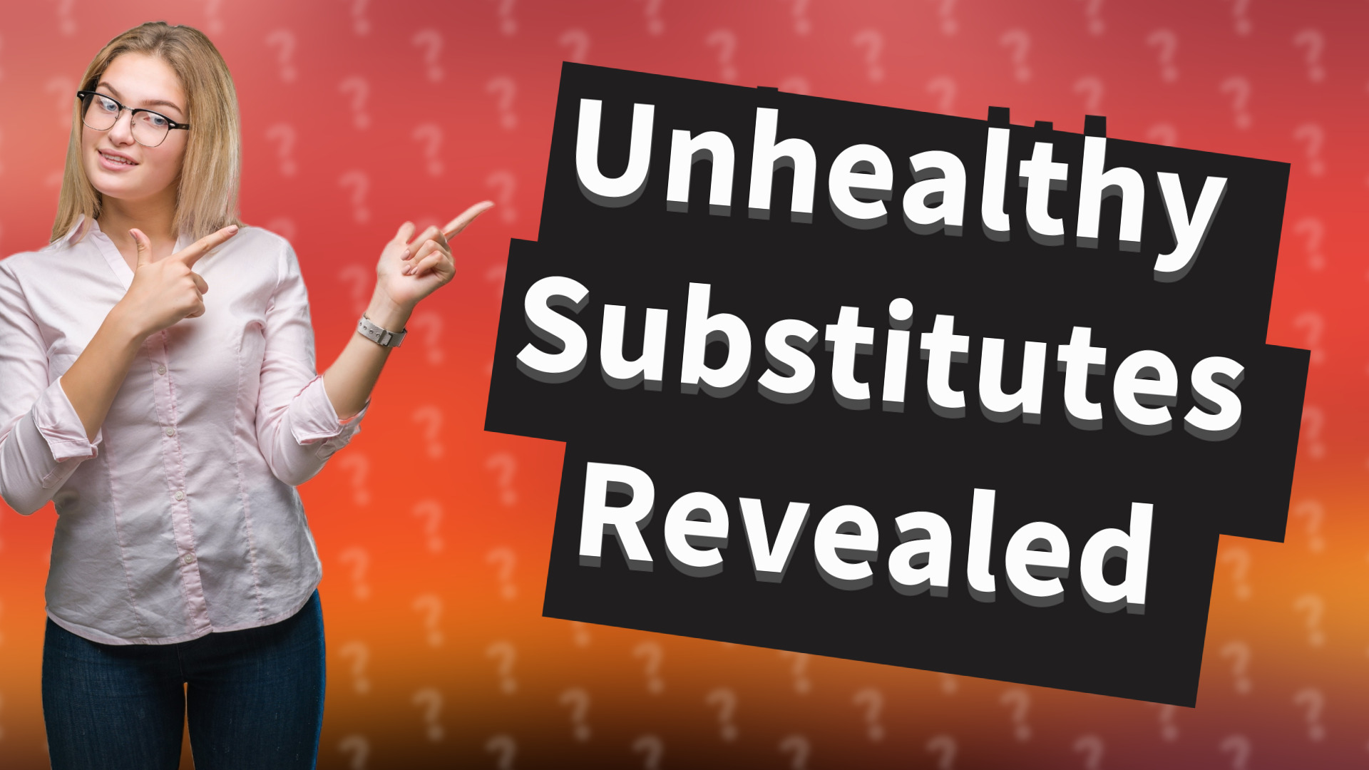 Unhealthy Substitutes Revealed