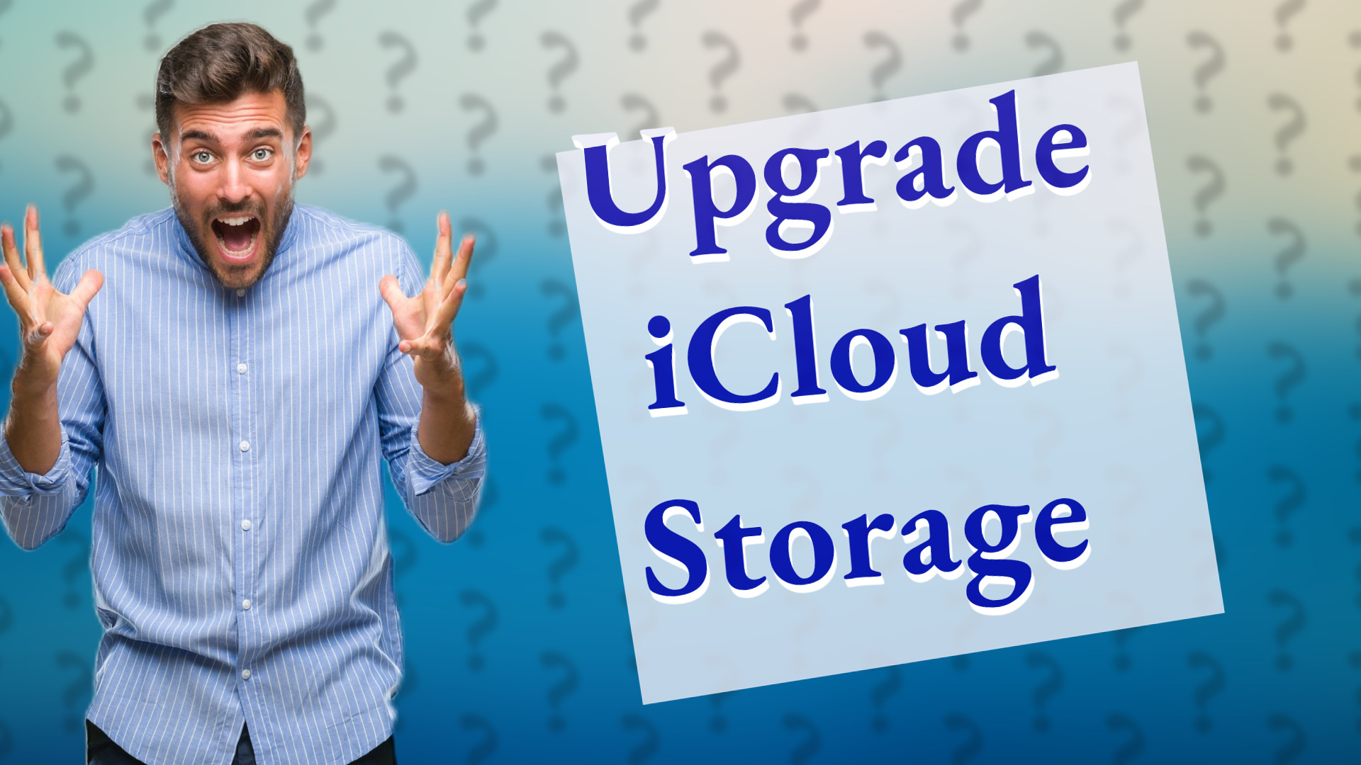 Upgrade iCloud Storage