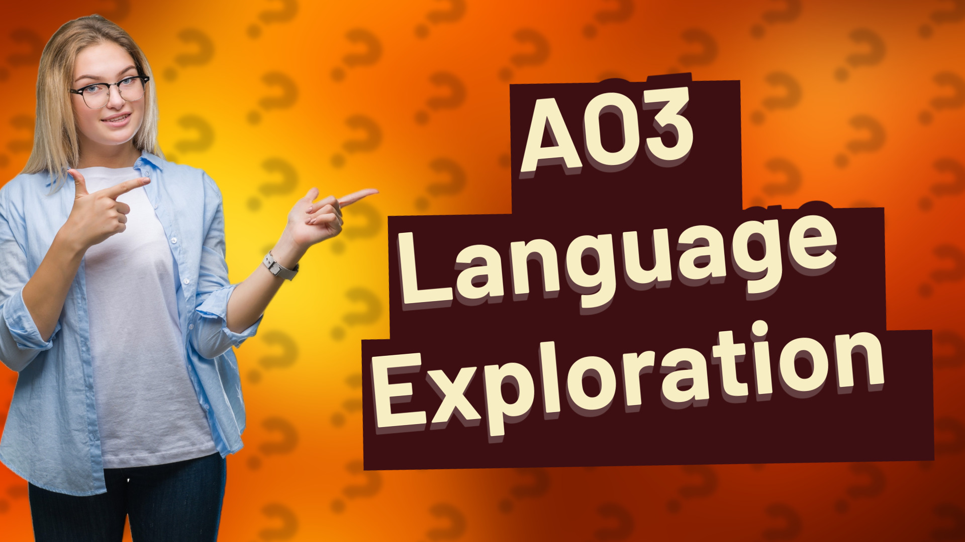 AO3 Language Exploration