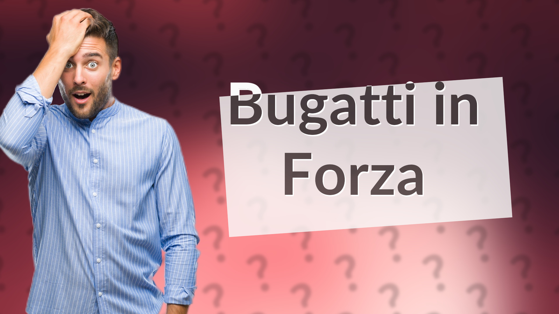 Bugatti in Forza