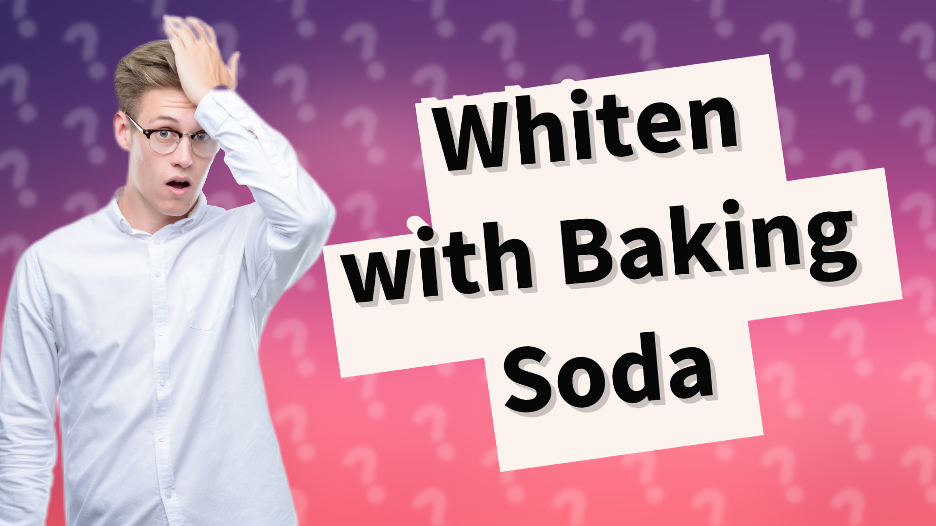 Whiten with Baking Soda