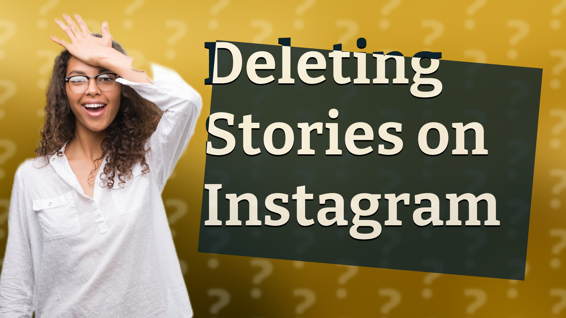 Deleting Stories on Instagram