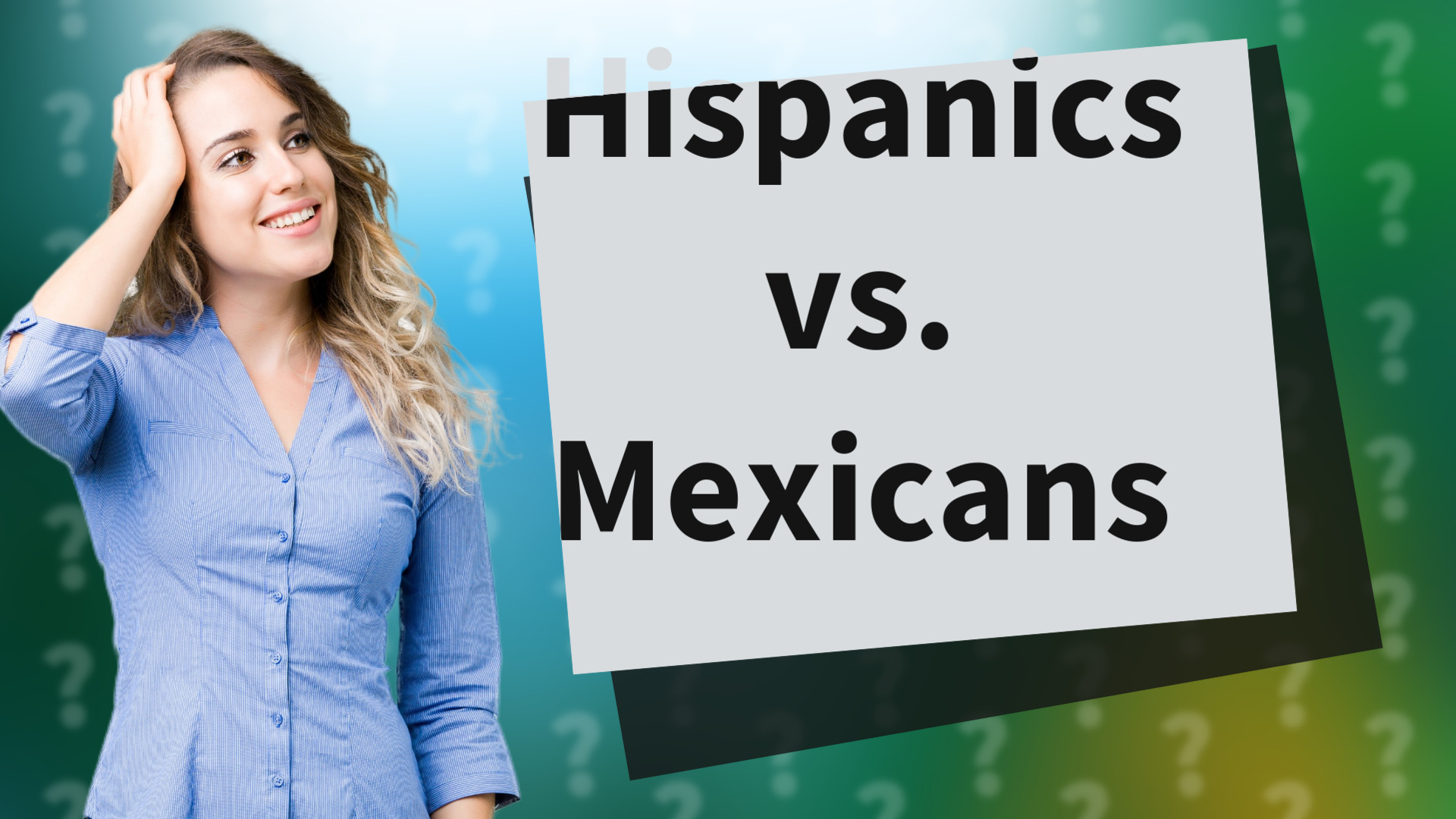 Hispanics vs. Mexicans