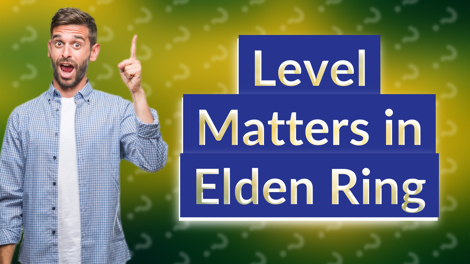 Level Matters in Elden Ring