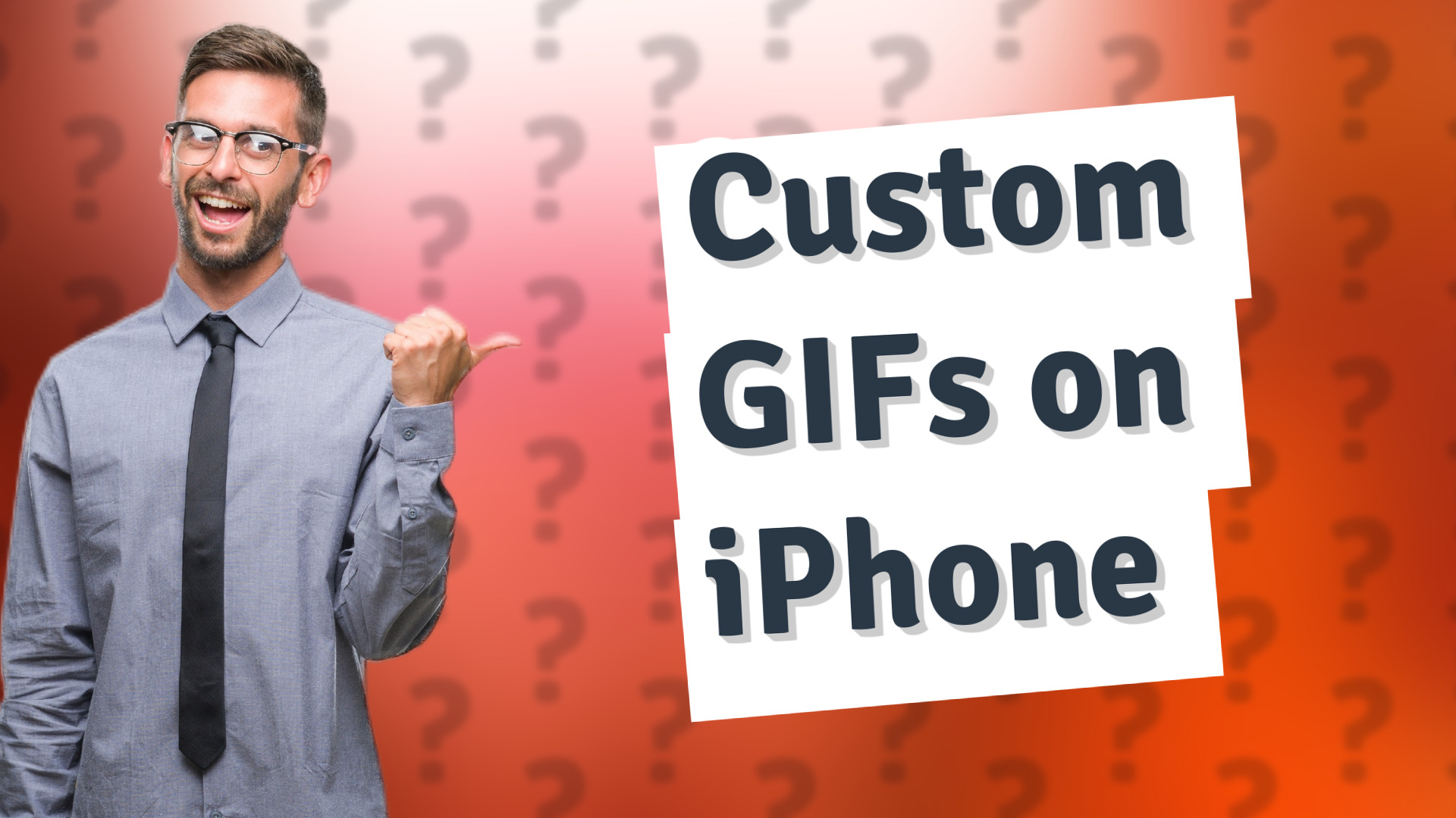 Custom GIFs on iPhone