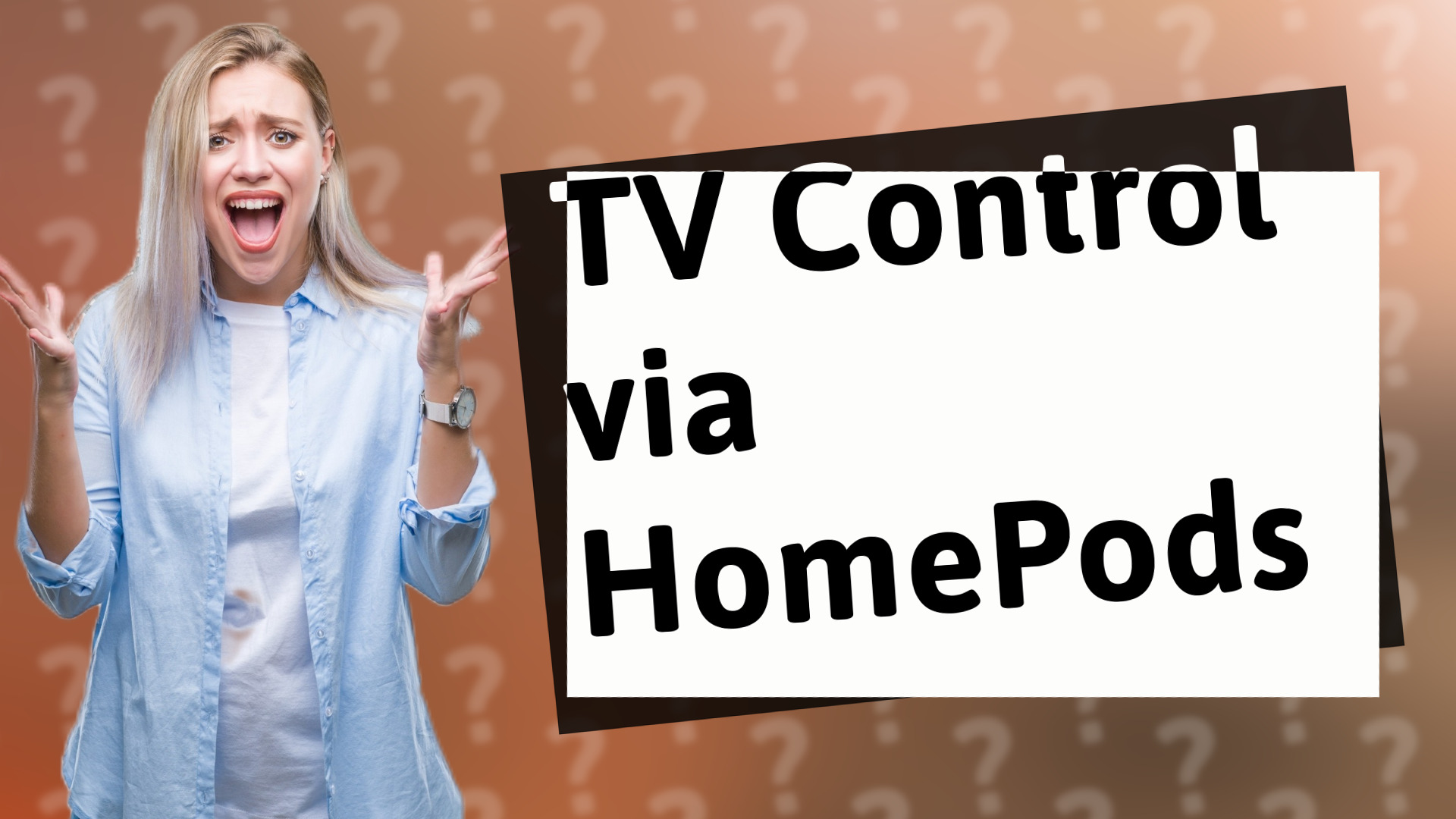 TV Control via HomePods