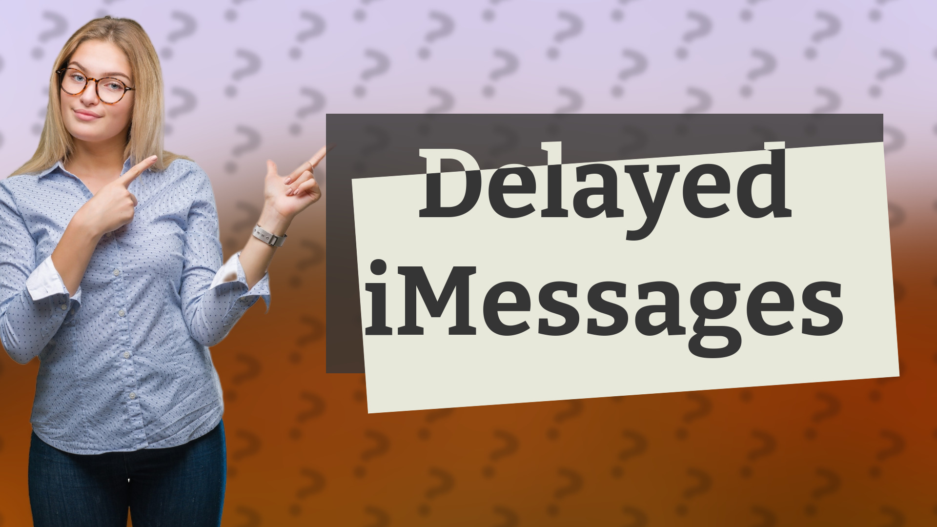 Delayed iMessages