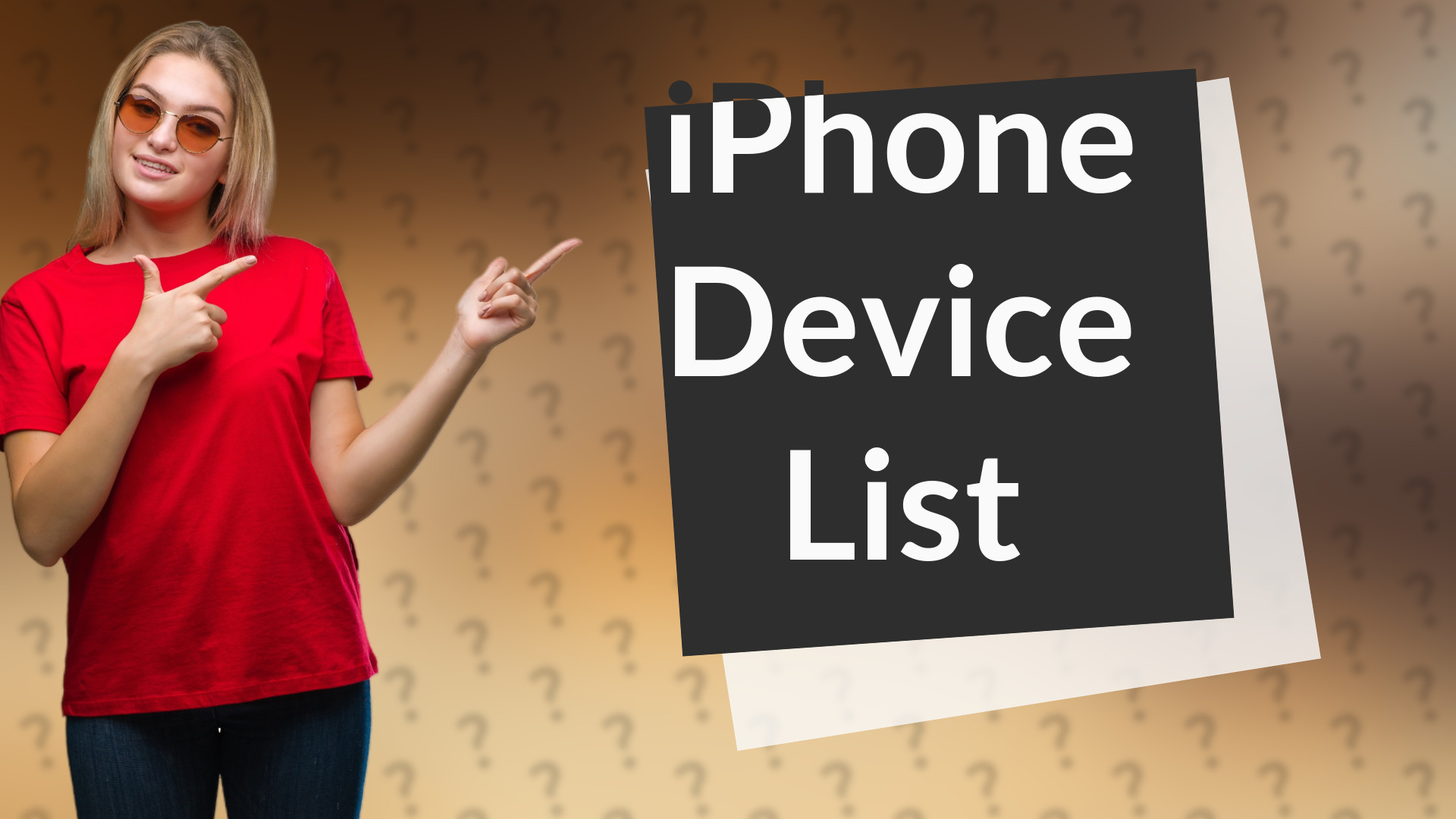 iPhone Device List