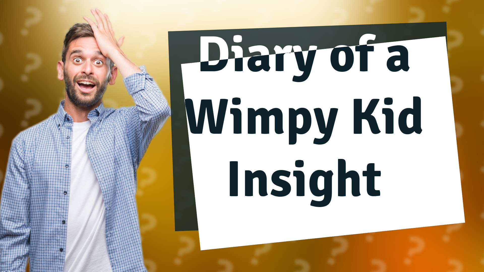 Diary of a Wimpy Kid Insight