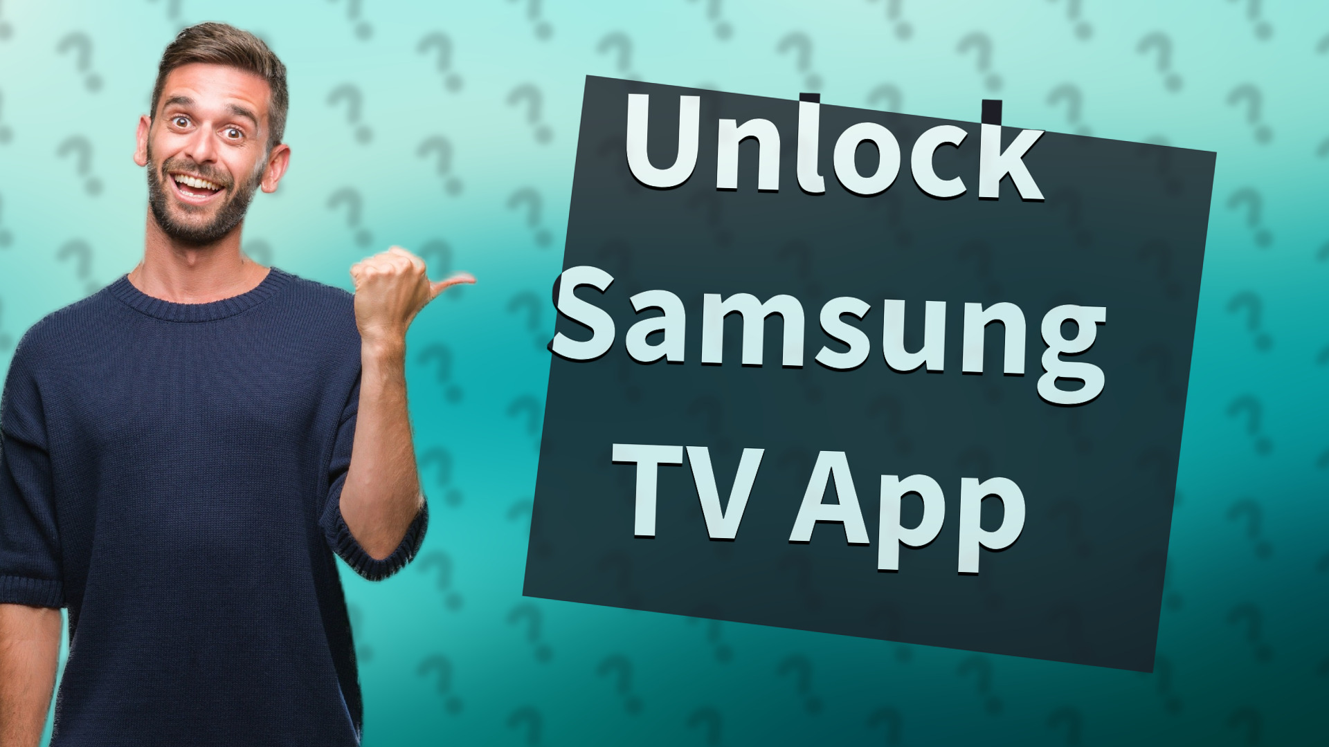 Unlock Samsung TV App