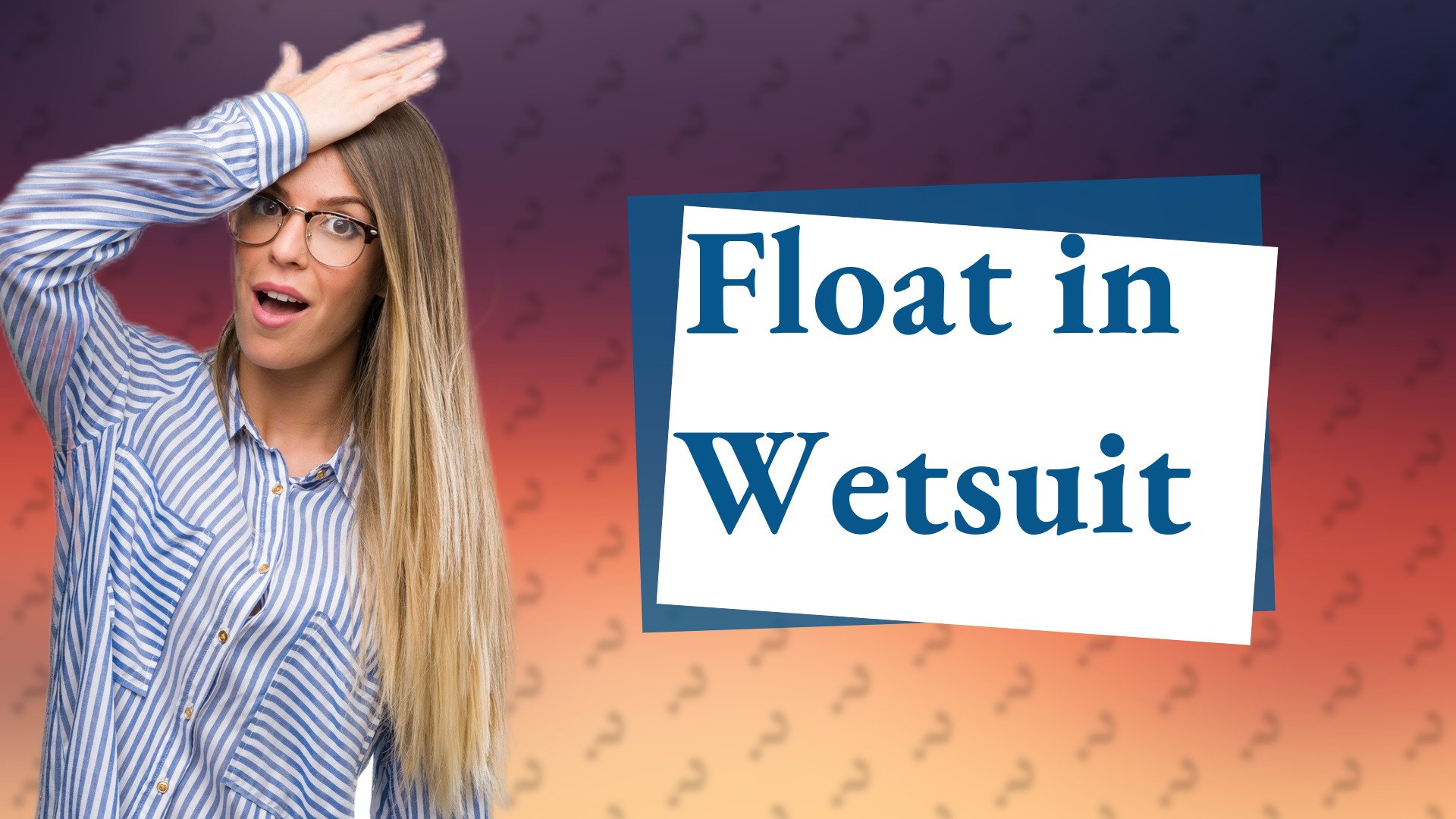 Float in Wetsuit